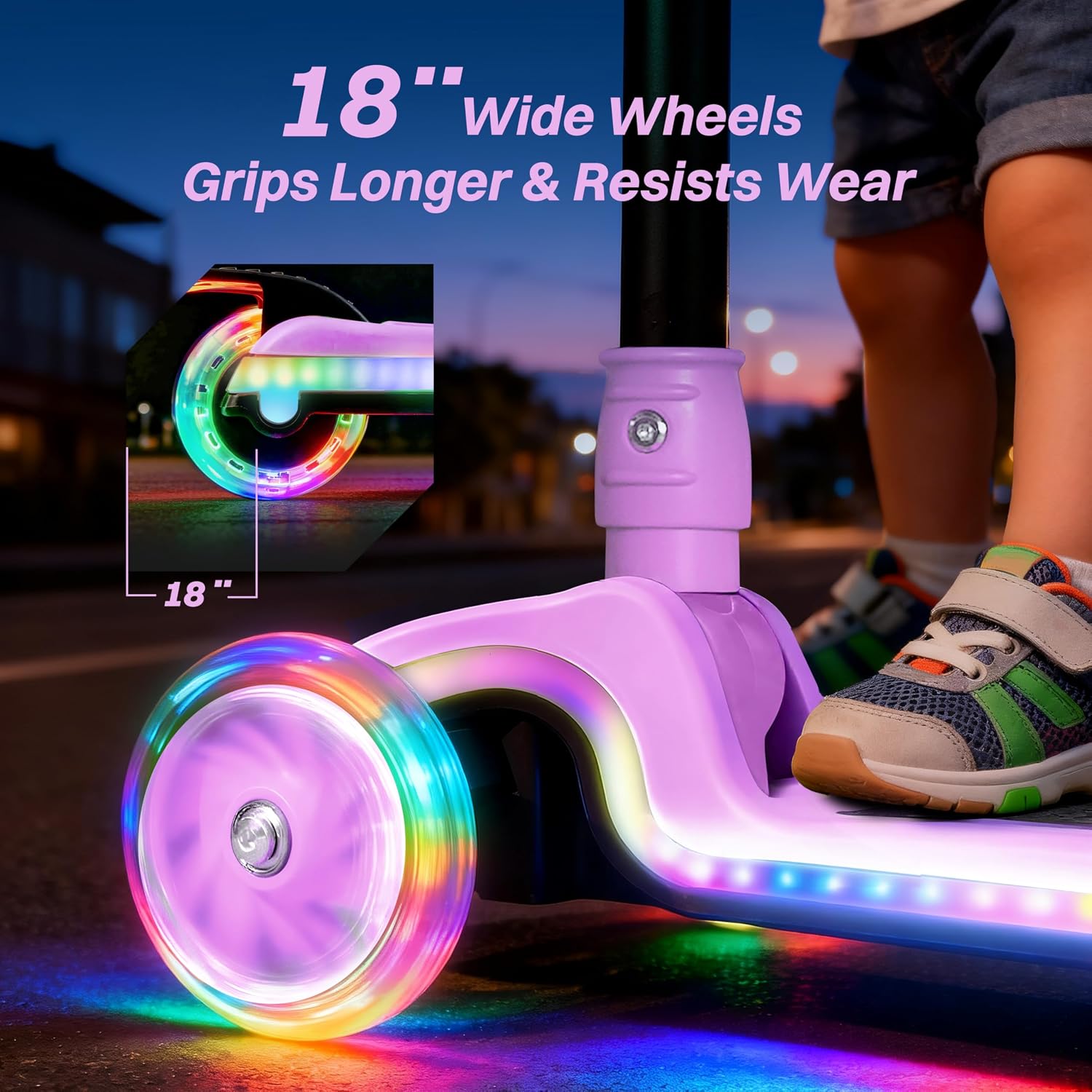 Detalle 2 de JOVA ZIFFY Light-Up Toddler Scooter 110