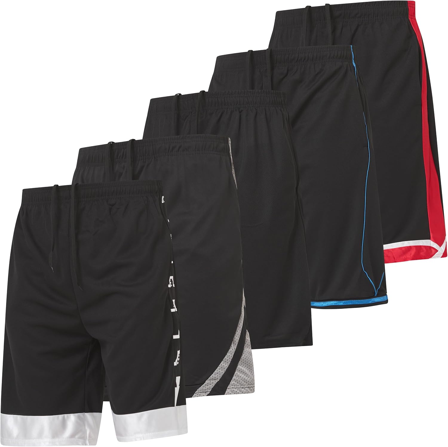 Thumbnail 6 de Ultra Performance 5-Pack Men’s Athletic Gym Shorts (SM–5X)
