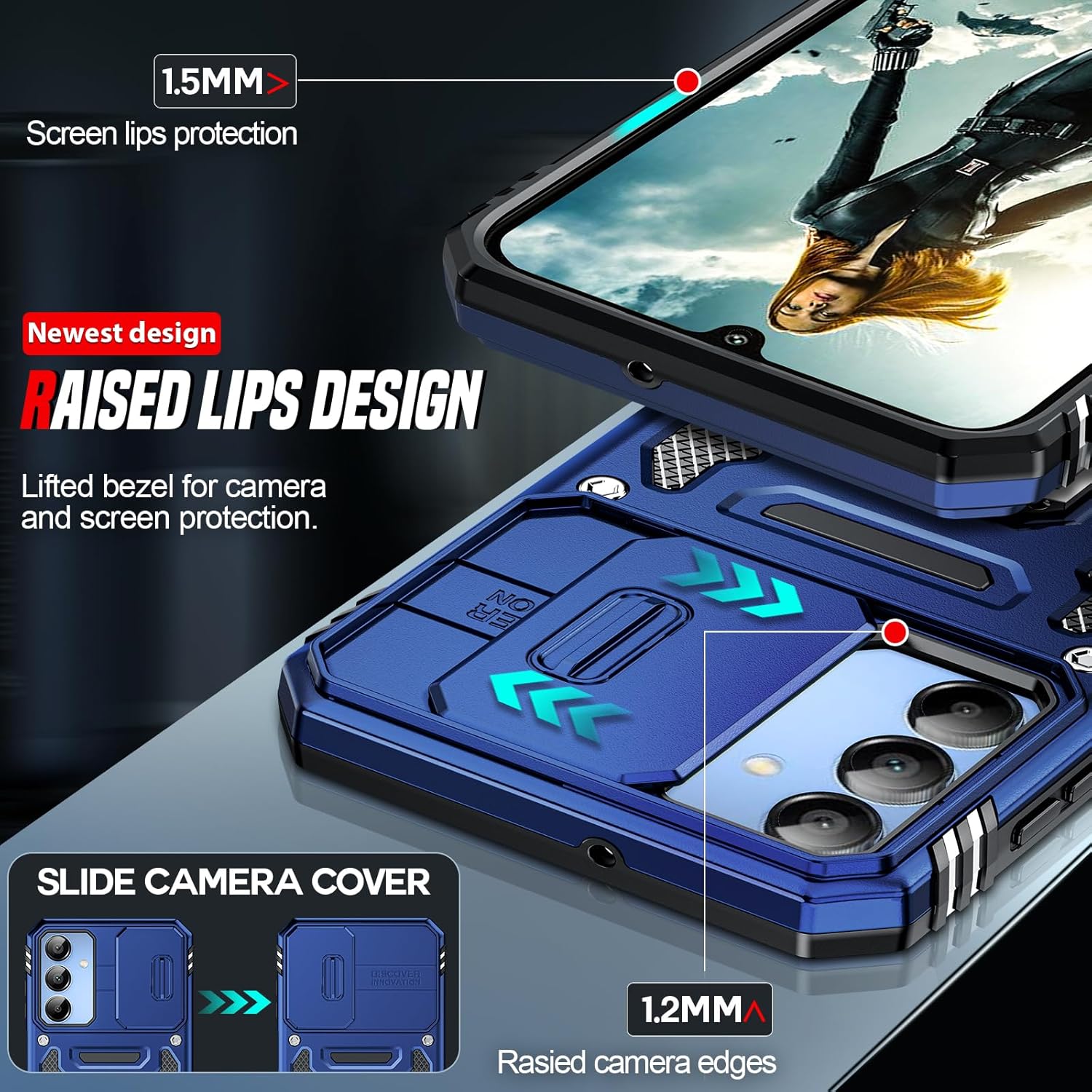 Thumbnail 3 de LeYi Galaxy A15 protective case 6.5