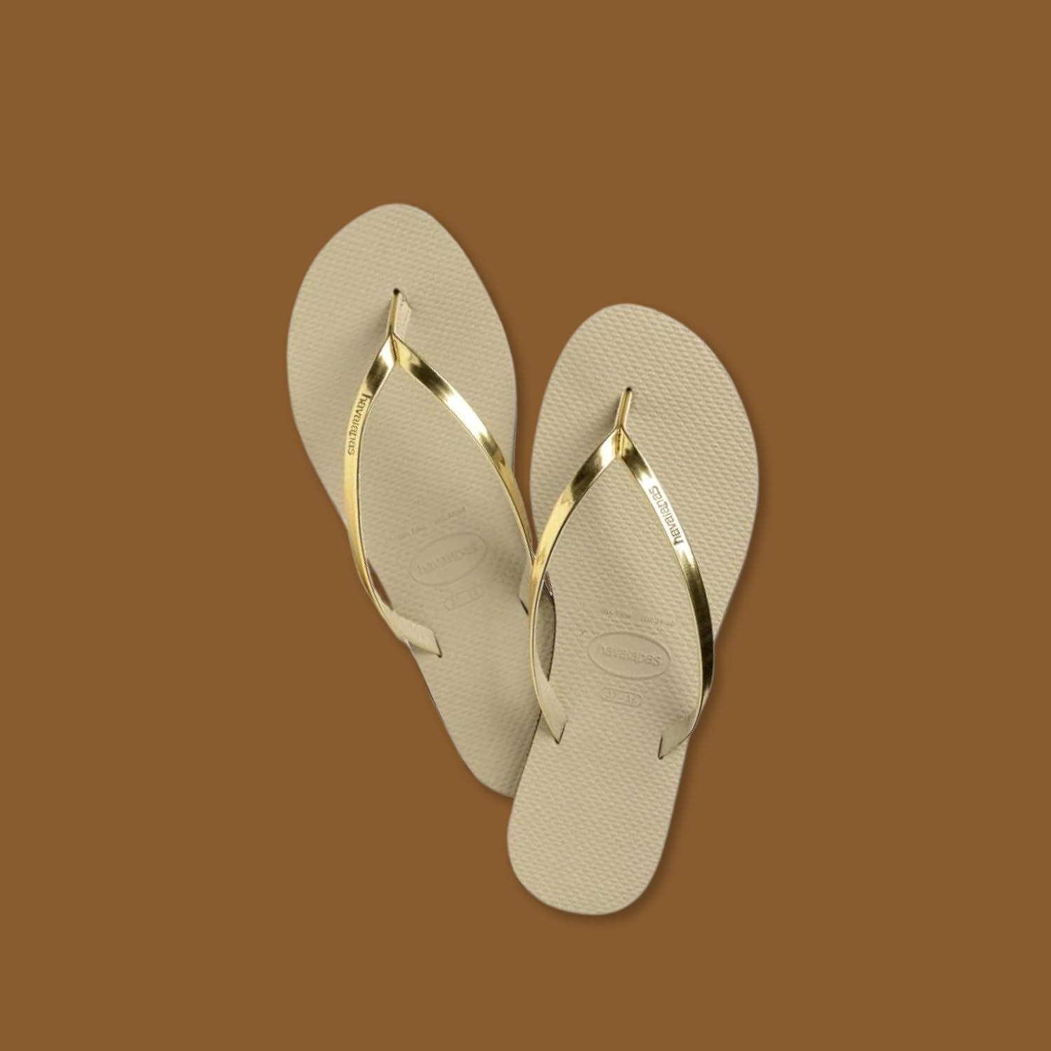 Thumbnail 1 de Havaianas Femme You Metallic Tongues — Sandales plates élégantes et polyvalentes