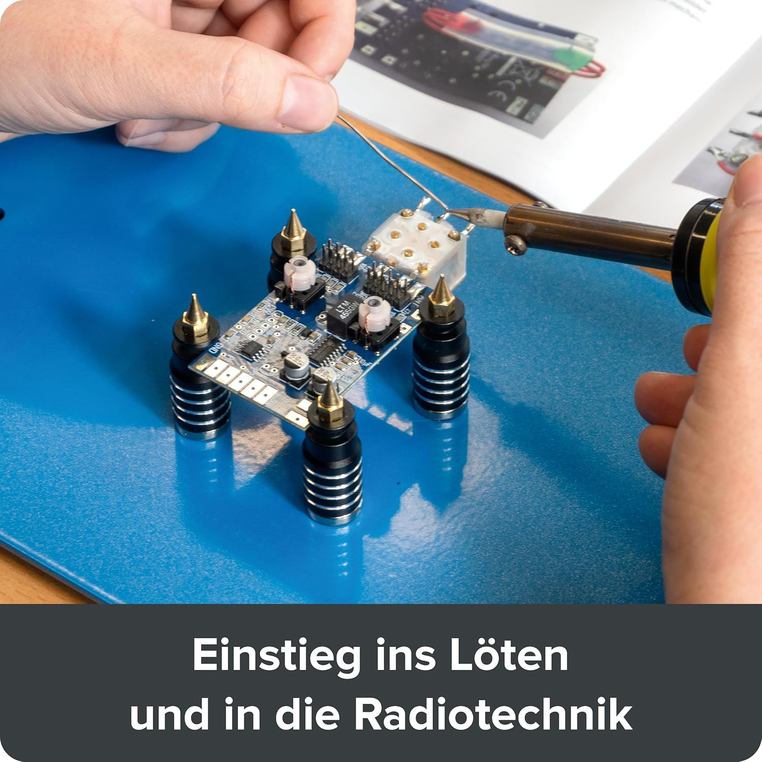 Detalle 2 de FRANZIS 67062 Weltempfänger – DIY-Radio für UKW, Kurz- und Mittelwelle