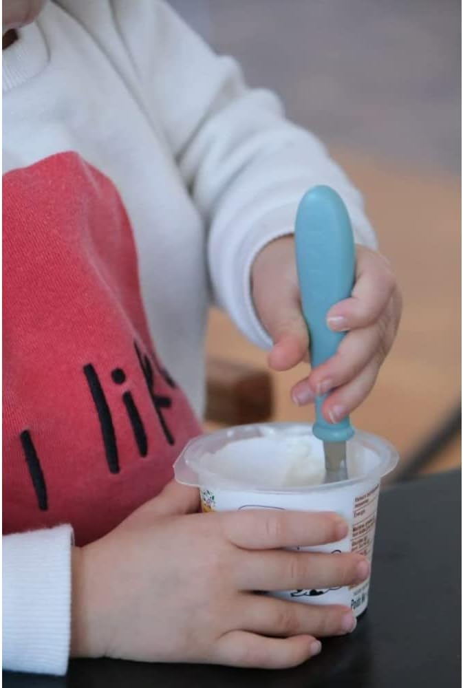 Thumbnail 1 de BÉABA Set de 3 Couverts Enfant d'Apprentissage - Inox, 2e âge (Dès 12 mois) – Airy Green