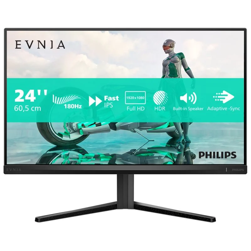Detalle de Philips Evnia 24M2N3200S/00: monitor gaming 23.8" Fast IPS, 180 Hz y FreeSync Premium