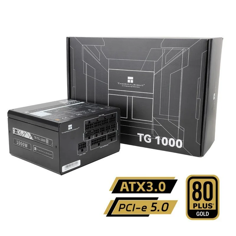 Detalle de Thermalright TR-TG 1000W fuente 80 PLUS Gold modular