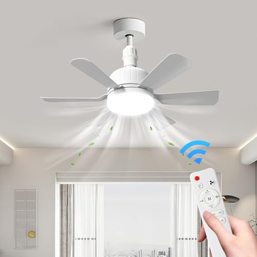 Thumbnail 7 de Ventilateur de Plafond GAGAFEEL 2 en 1 avec Lumière LED, Télécommande et Minuterie – 46 cm