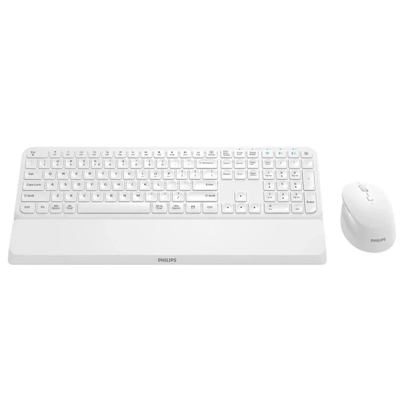 Detalle de Philips SPT6607W/16 teclado y ratón inalámbricos 2,4 GHz