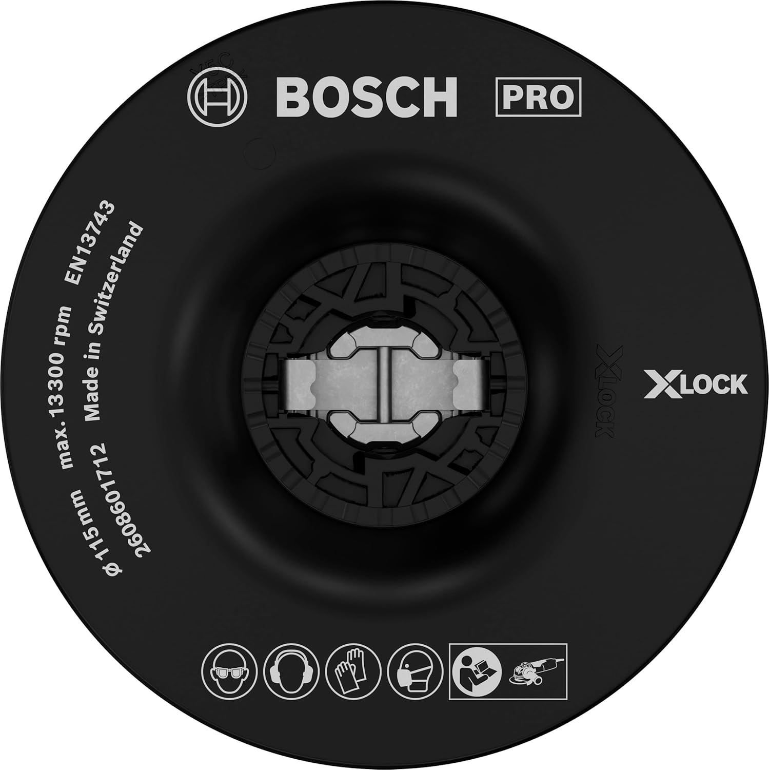 Thumbnail 5 de Bosch 1x PRO Backing Pad X-Lock für kleine Winkelschleifer, Ø115 mm, hart