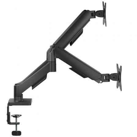 Detalle 2 de Soporte de Mesa AISENS DT32TSR-357: Brazo articulado de contrapeso para 2 monitores 17–32″ (negro)