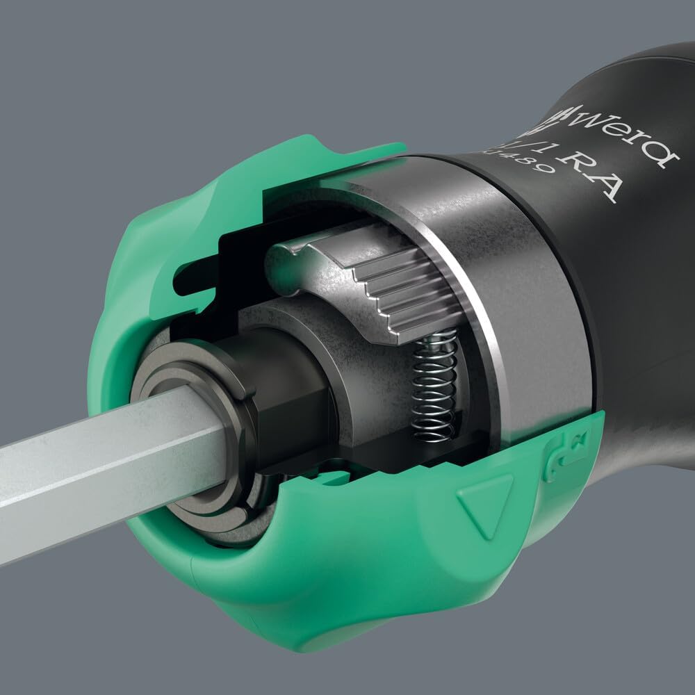 Detalle de Wera Kraftform Kompakt 28 RA 1 ratchet screwdriver set (6 pieces)