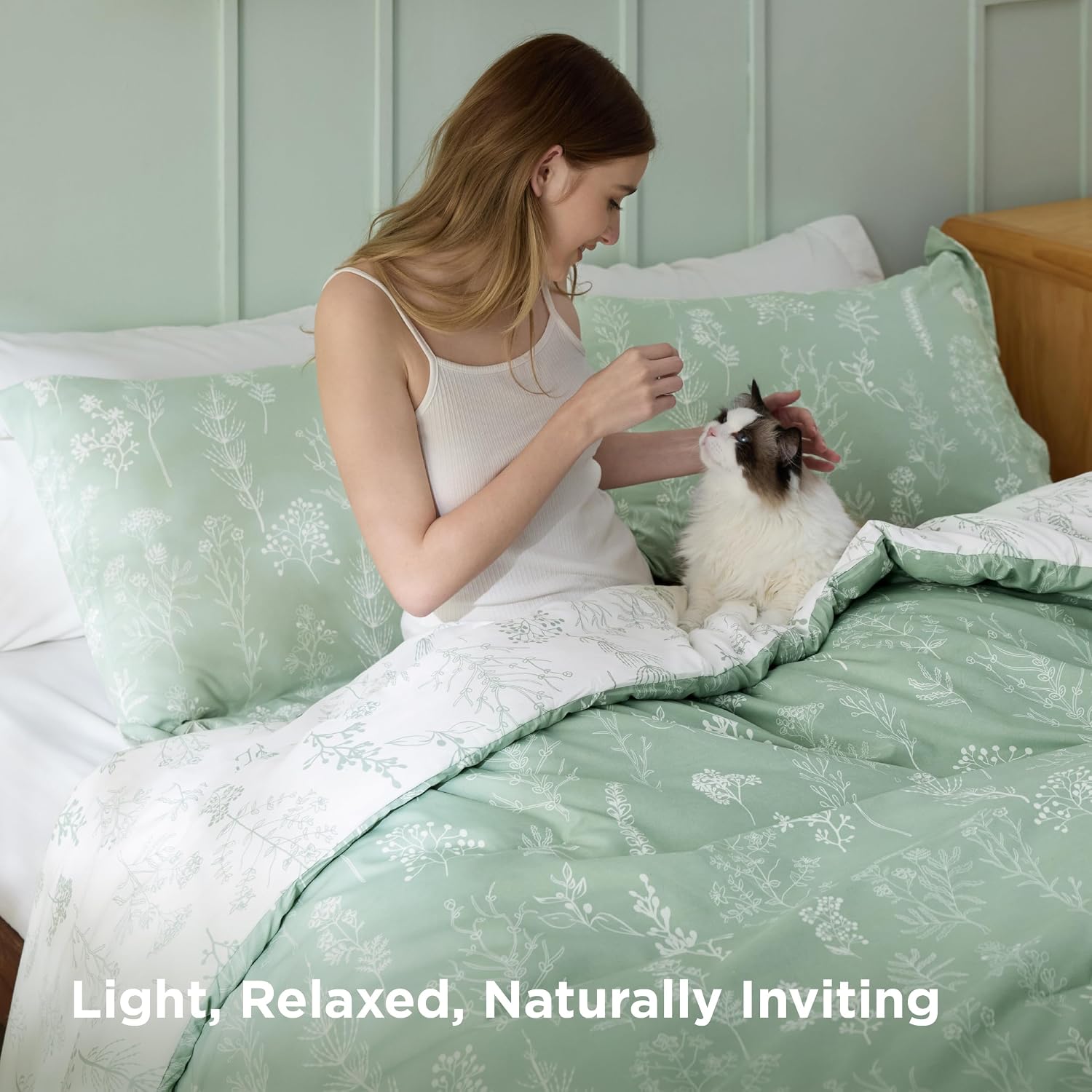 Detalle de Bedsure Queen Comforter Set