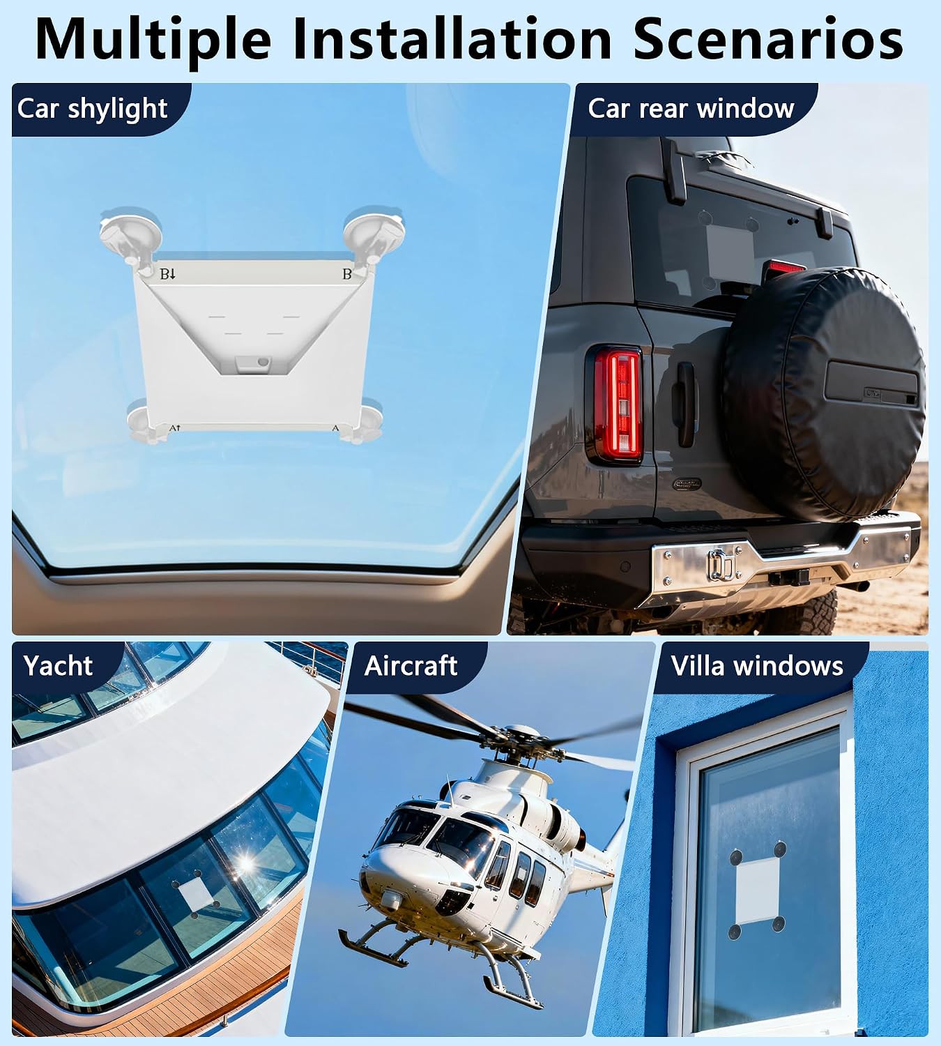 Detalle 2 de MEKEET Starlink Mini suction cup mount, white