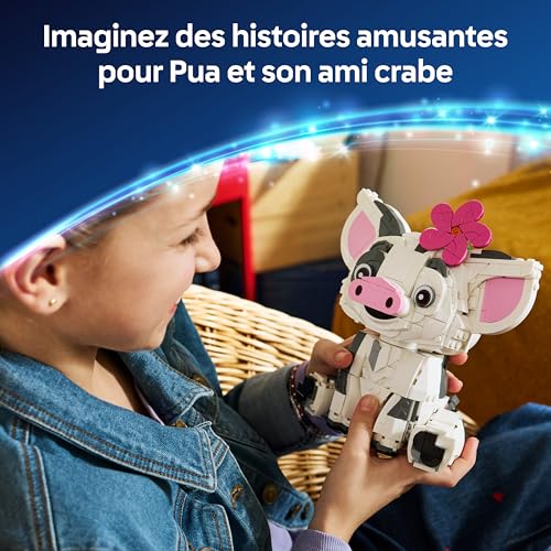 Detalle de LEGO Disney Vaiana Pua – Jeu de Construction 43292