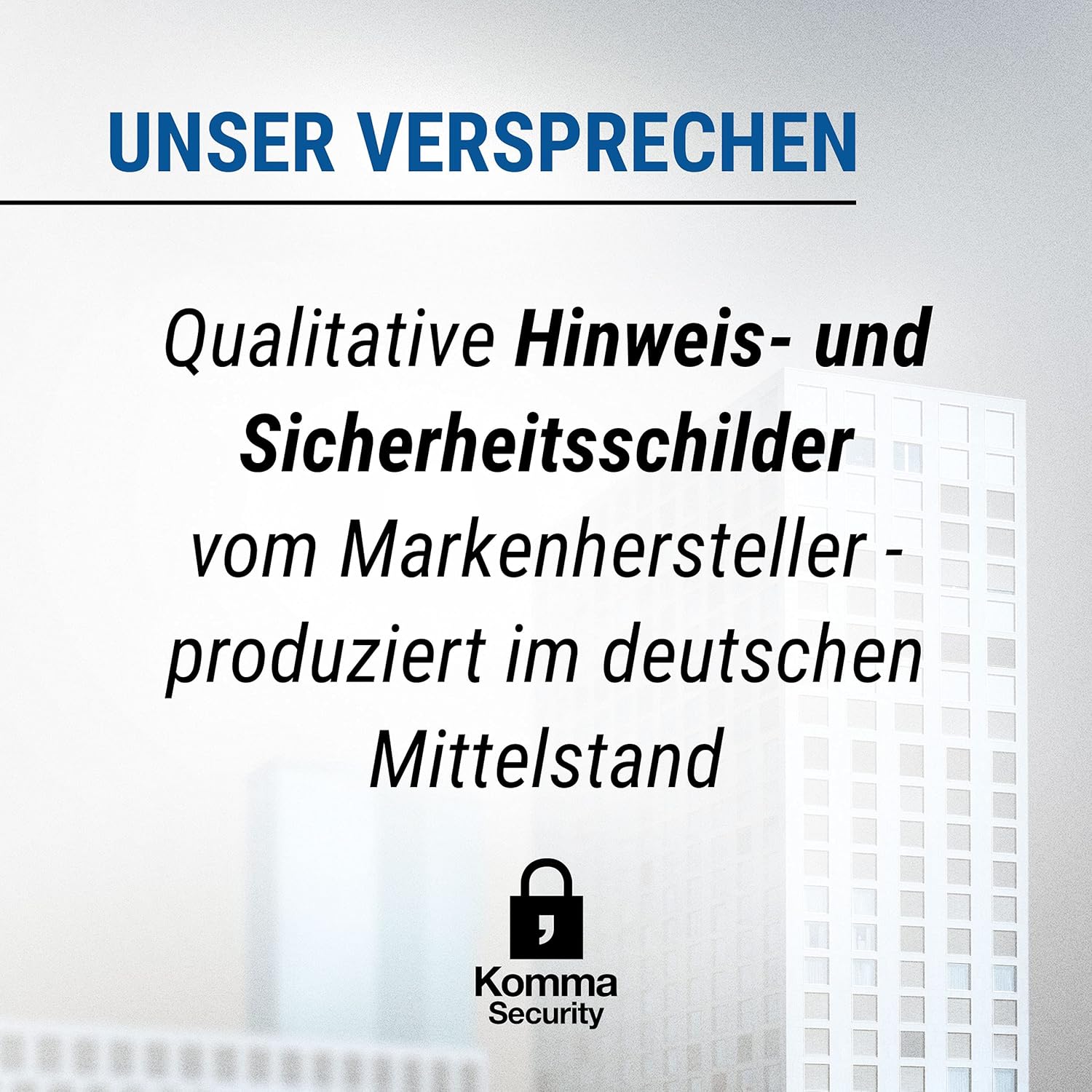 Thumbnail 5 de Komma Security Privatgrundstück 30 x 20 cm ⚠️