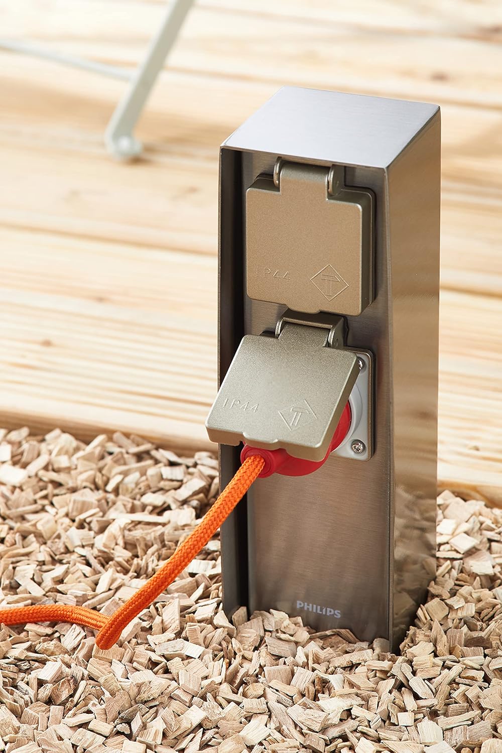 Thumbnail 1 de Philips myGarden alimentatore LED con ingresso di terra laterale IP44 in acciaio inox