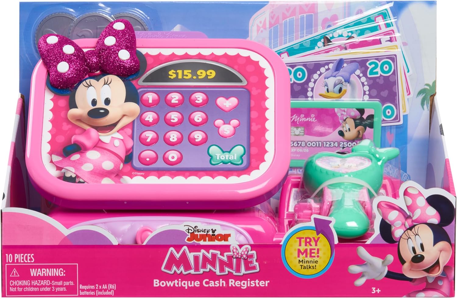 Thumbnail 4 de Disney Junior Minnie Mouse Bowtique Registrierkasse 3+