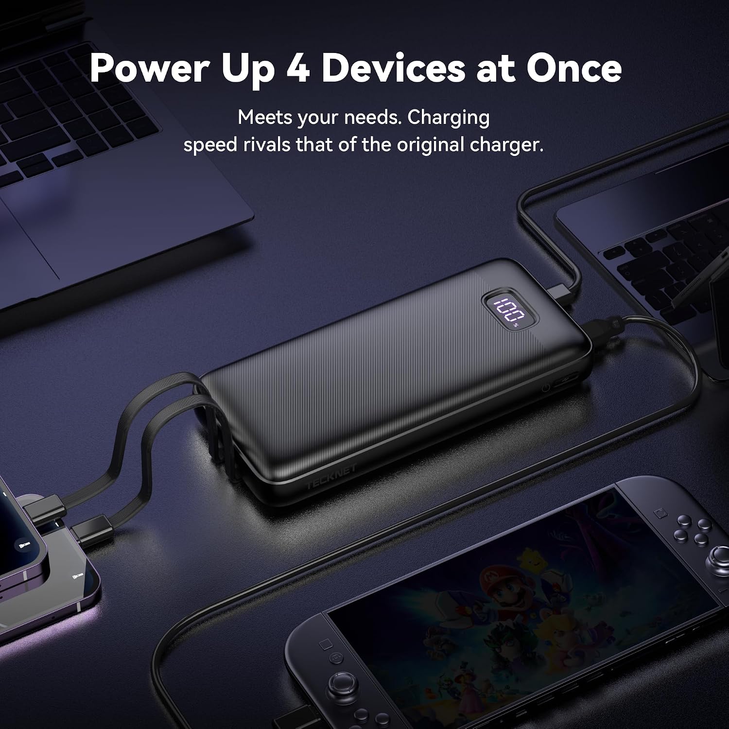 Detalle 2 de TECKNET Power Bank 20000mAh Portable Charger