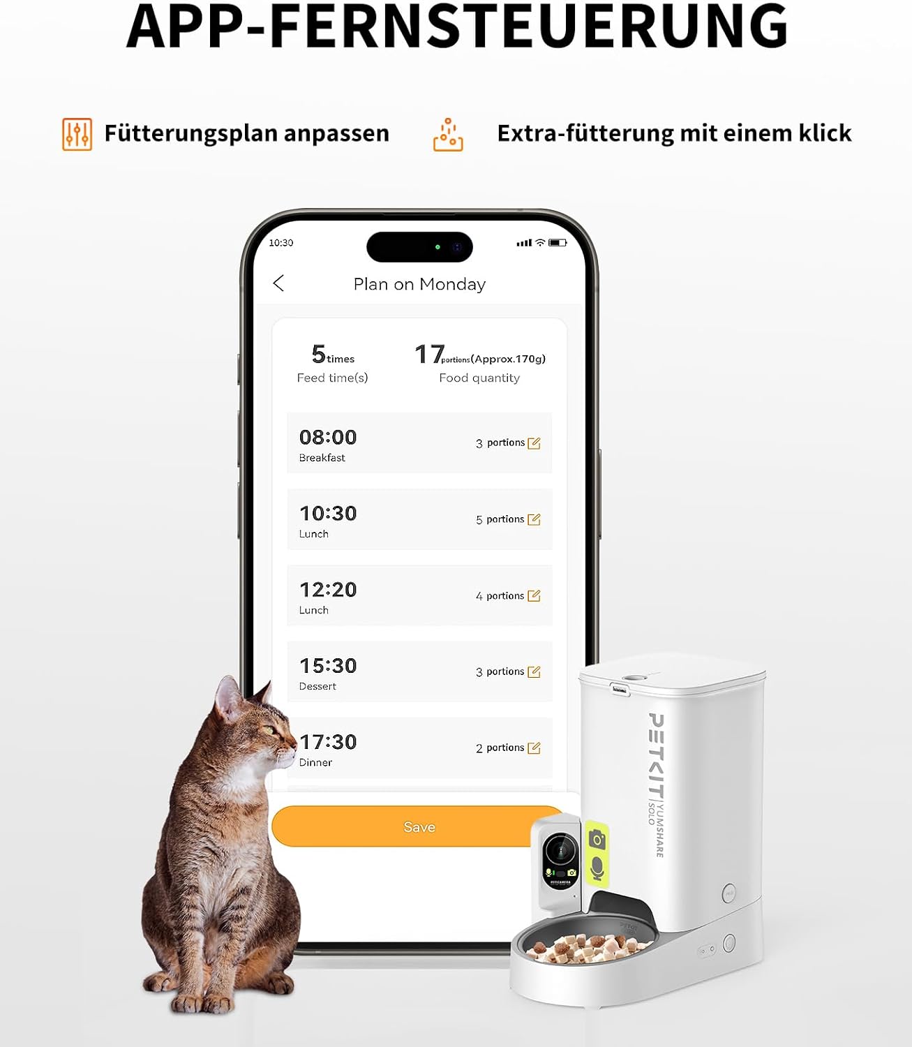 Thumbnail 3 de PETKIT Futterautomat mit Kamera 3 l