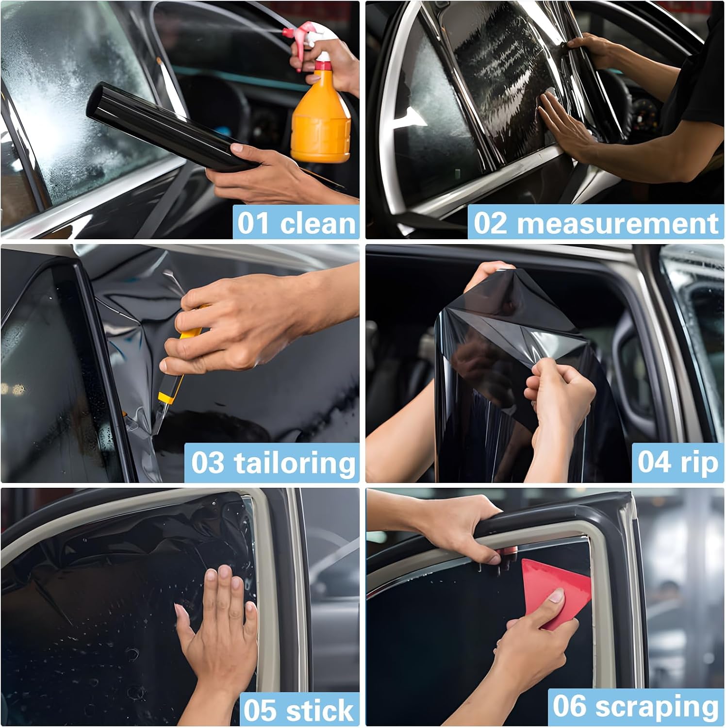 Detalle de TOYOCO 5% VLT Ceramic Window Tint for Cars (24" x 25')