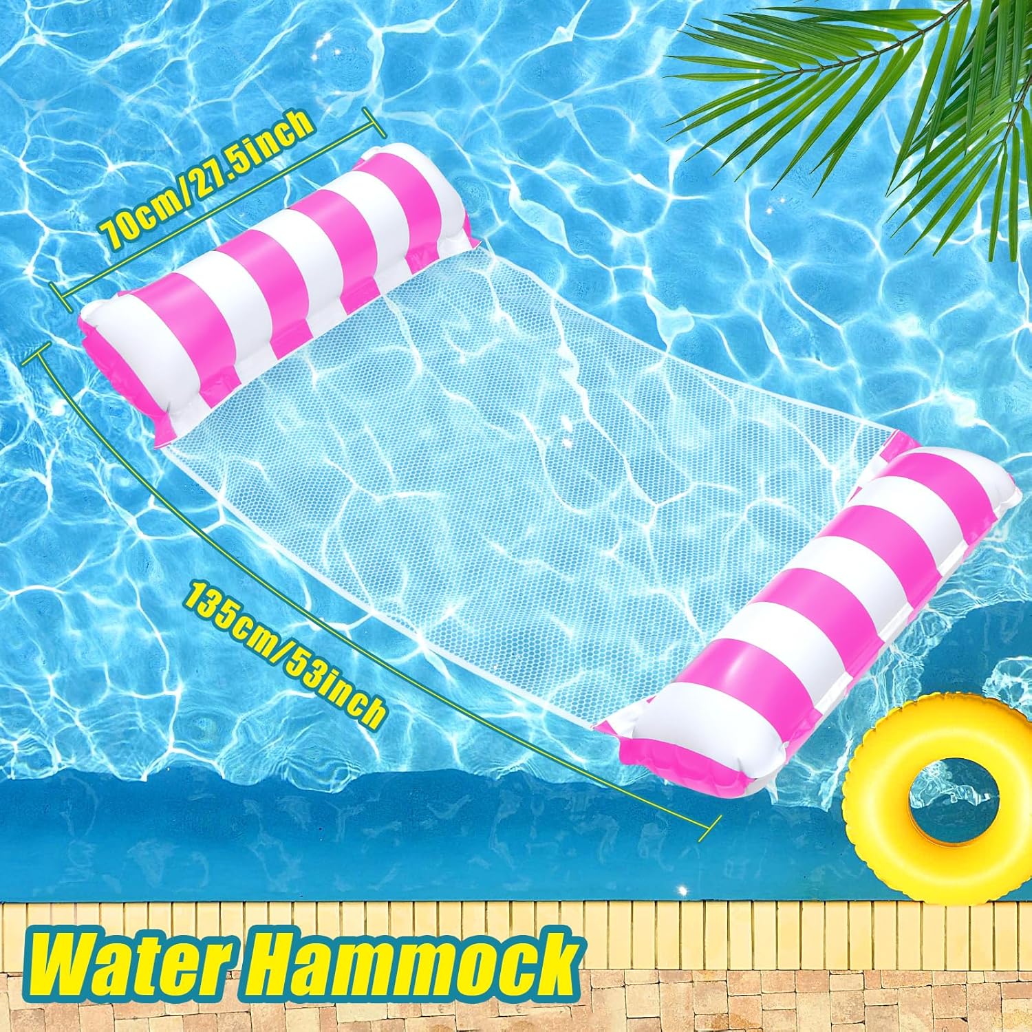 Thumbnail 1 de Arbolisse Luftmatratze Pool Zubehör Spaß – 2er-Set Wasserhängematte 4-in-1