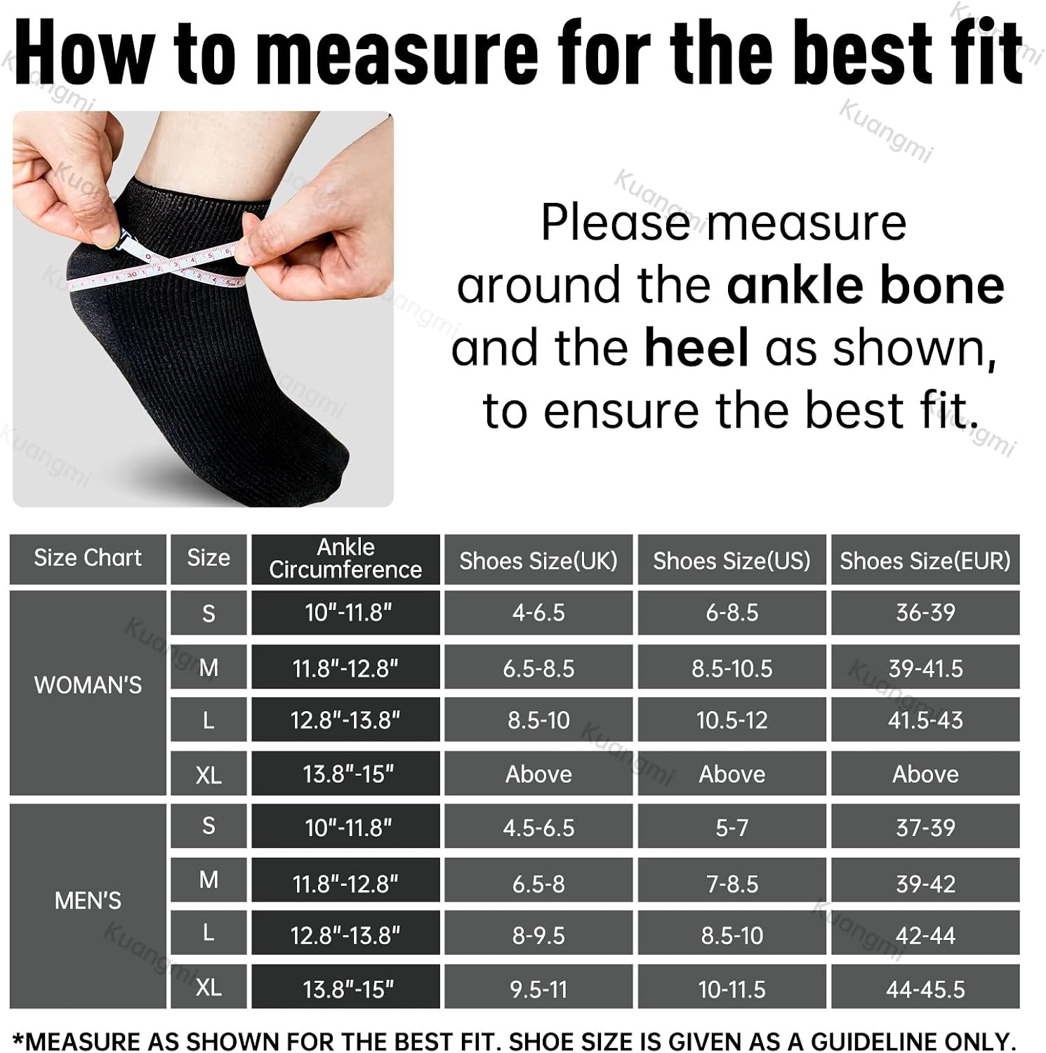 Detalle de Kuangmi Ankle Brace Stabilizer X-Large 🦶