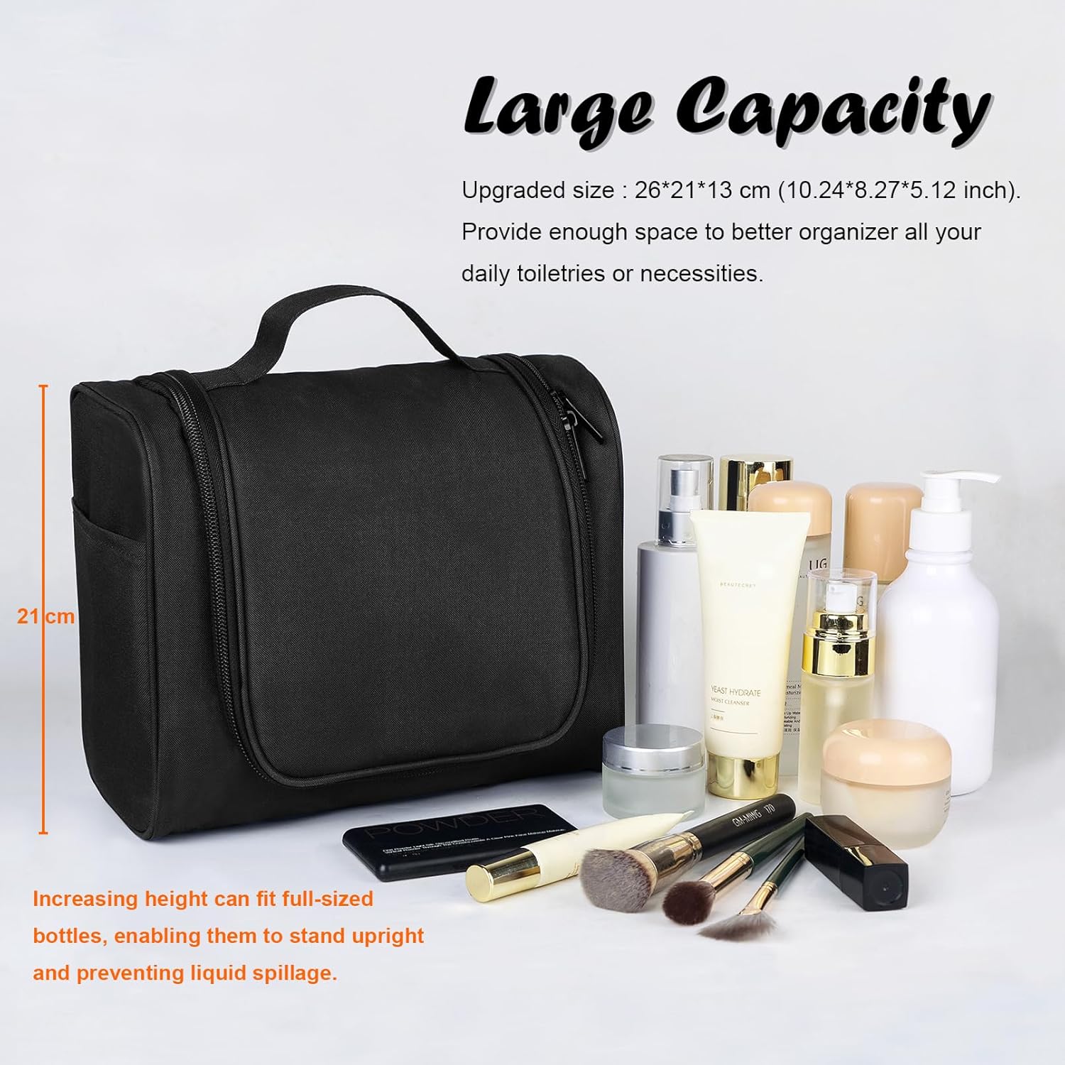 Detalle 2 de FITDON Large Hanging Toiletry Bag