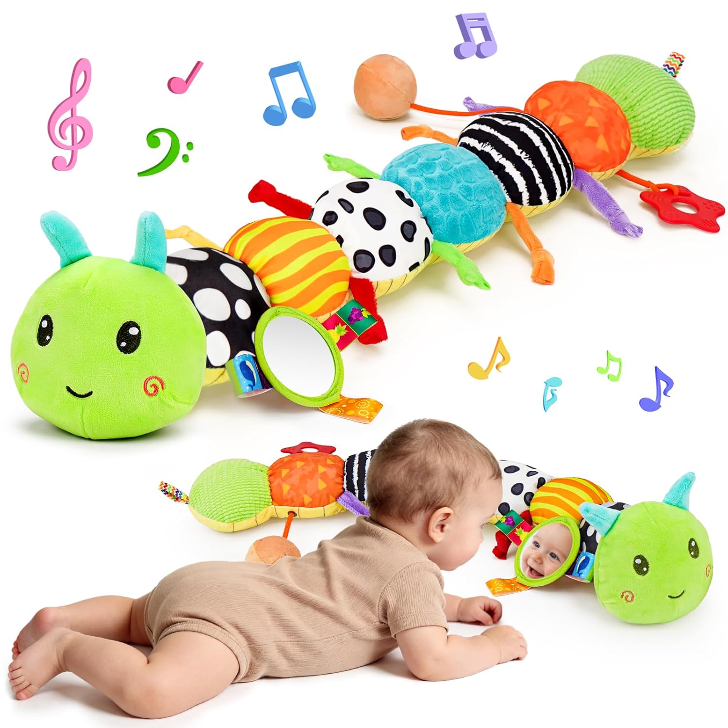 Detalle de Baby Sensory Caterpillar Toy 20-inch