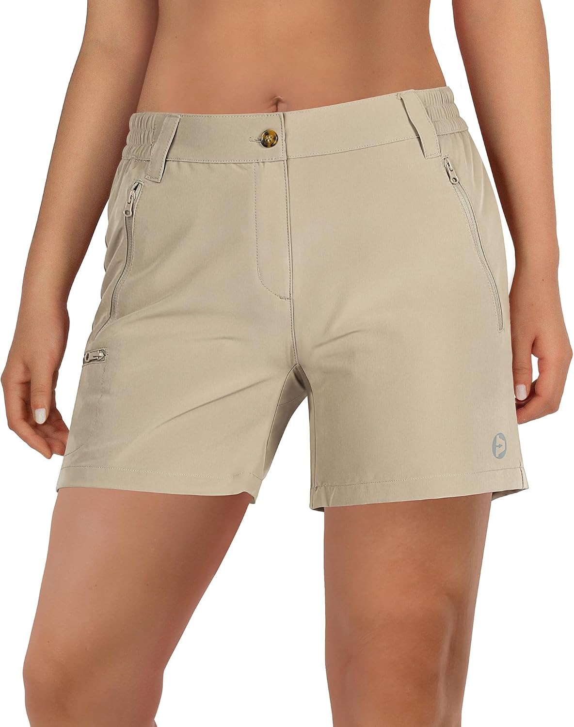 Detalle de Outdoor Ventures Women's Quick Dry Shorts UPF 50+ | Lightweight Running Shorts for Outdoor Activity