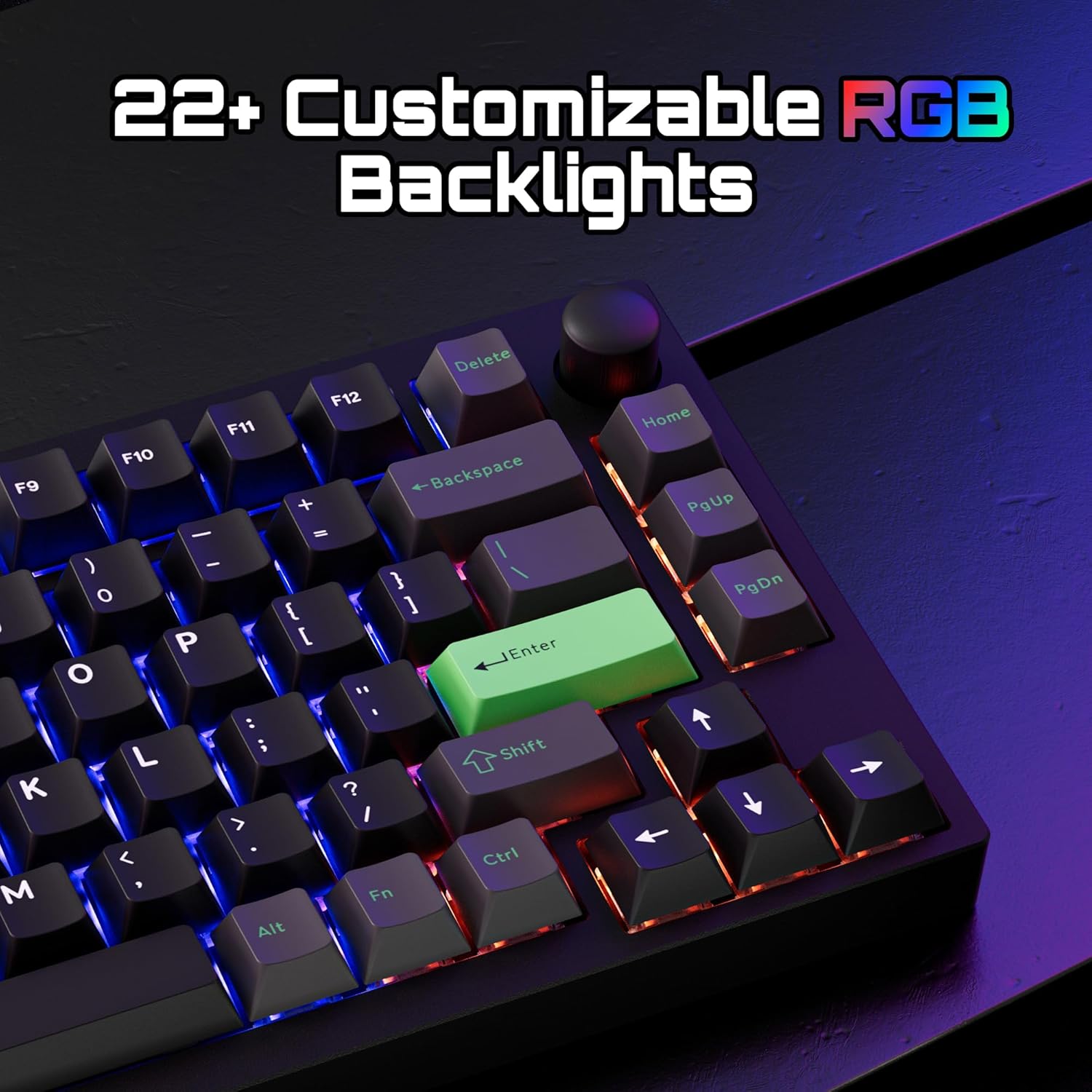 Thumbnail 3 de LEMOKEY P1 HE 75% Wireless Mechanical Keyboard with Magnetic Gateron Switches — Fully Assembled (Black)