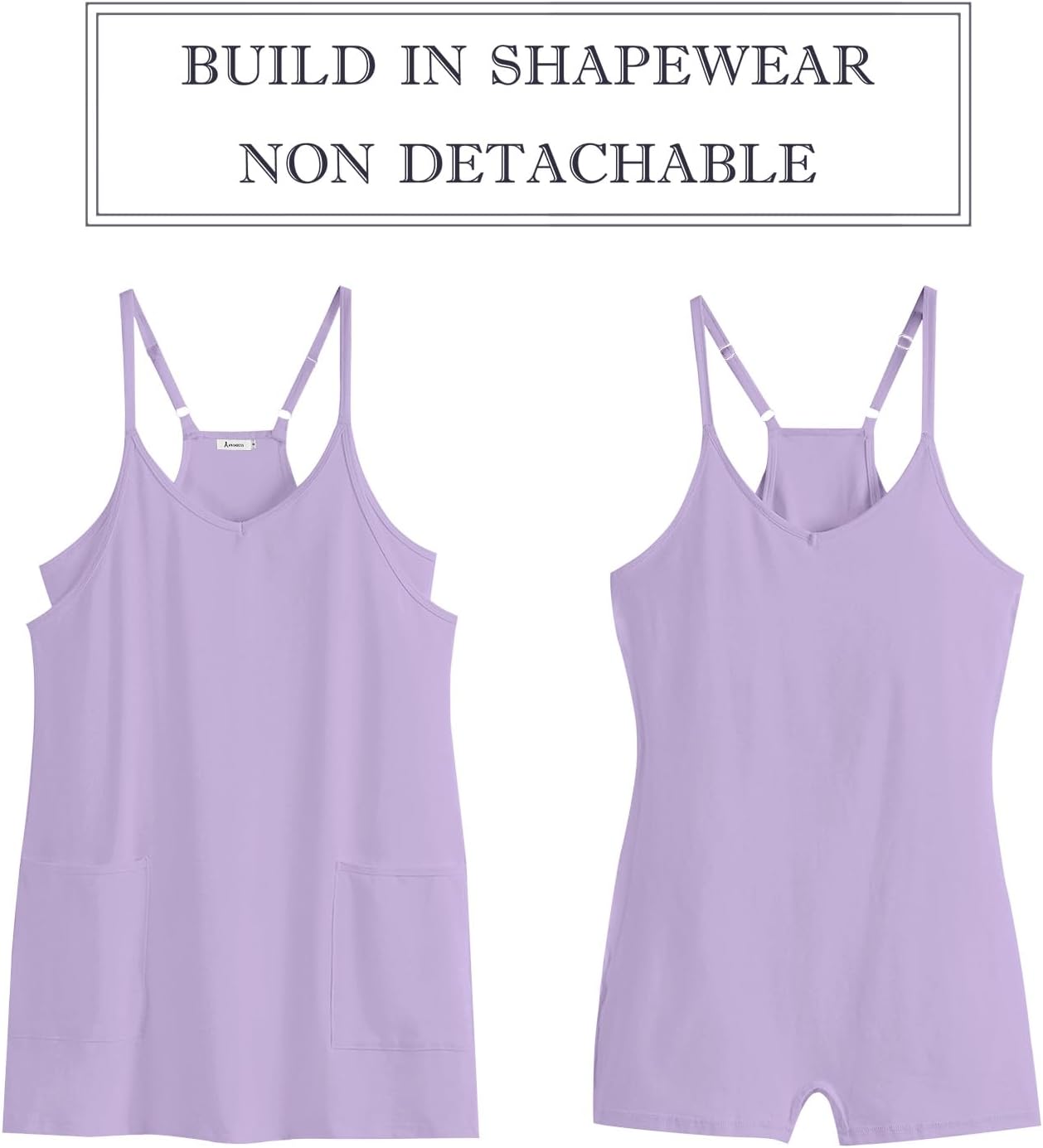 Thumbnail 5 de ANRABESS Women Athletic Dress with Built‑In Shorts