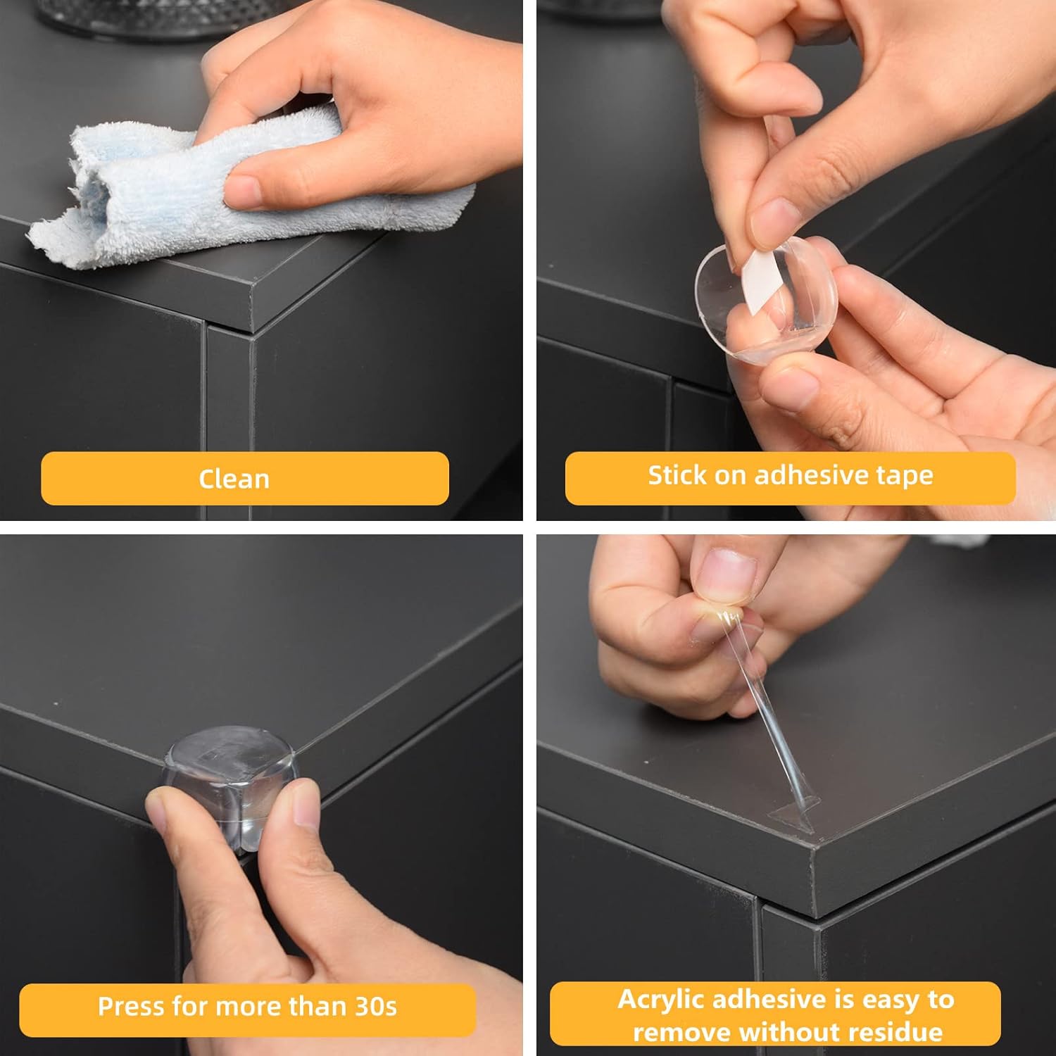 Thumbnail 3 de 20 Pack Clear corner protectors for kids