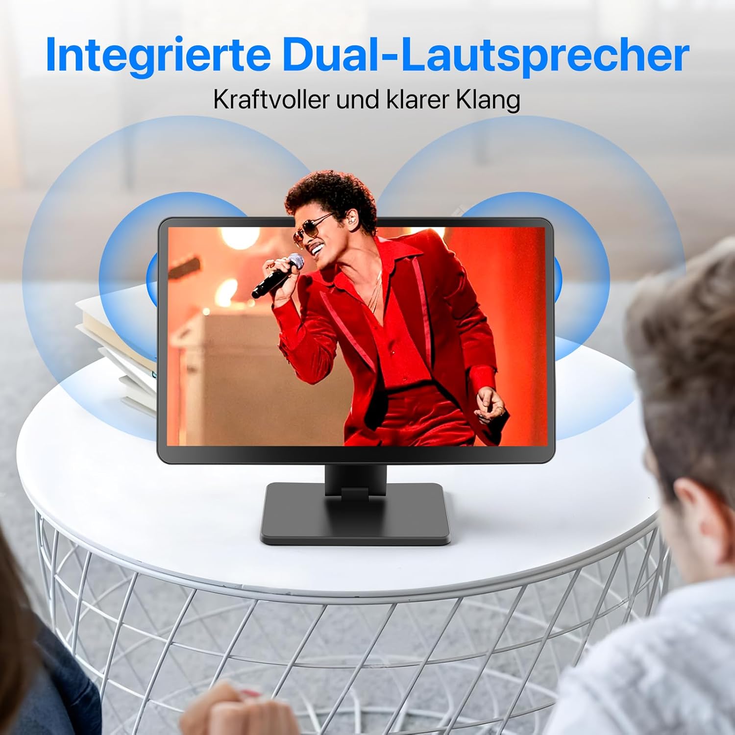 Thumbnail 4 de ROADOM 7" Touchscreen Monitor für Raspberry Pi IPS 1024×600 FHD Display mit Gehäuse