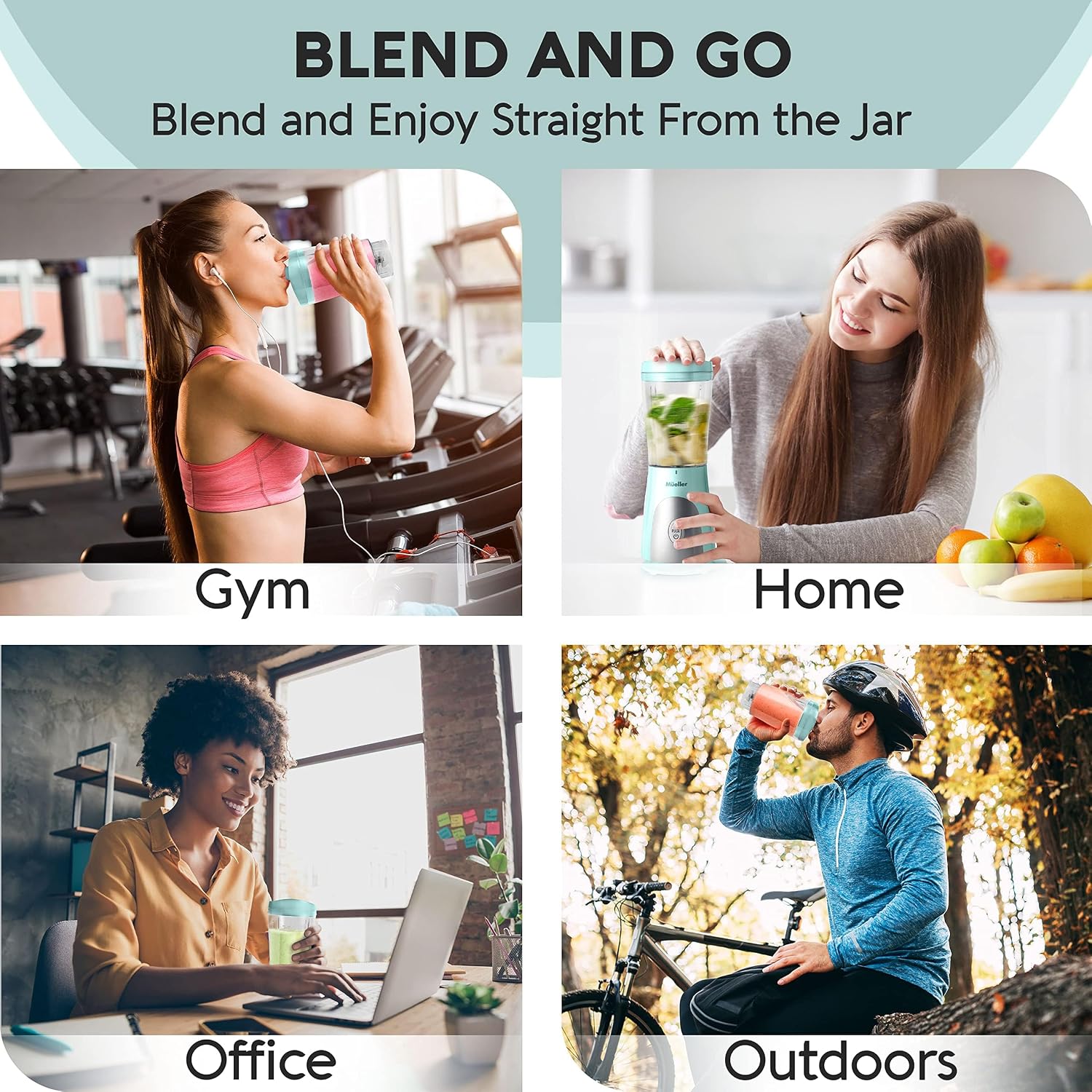 Detalle de Mueller Personal Blender, 15 oz