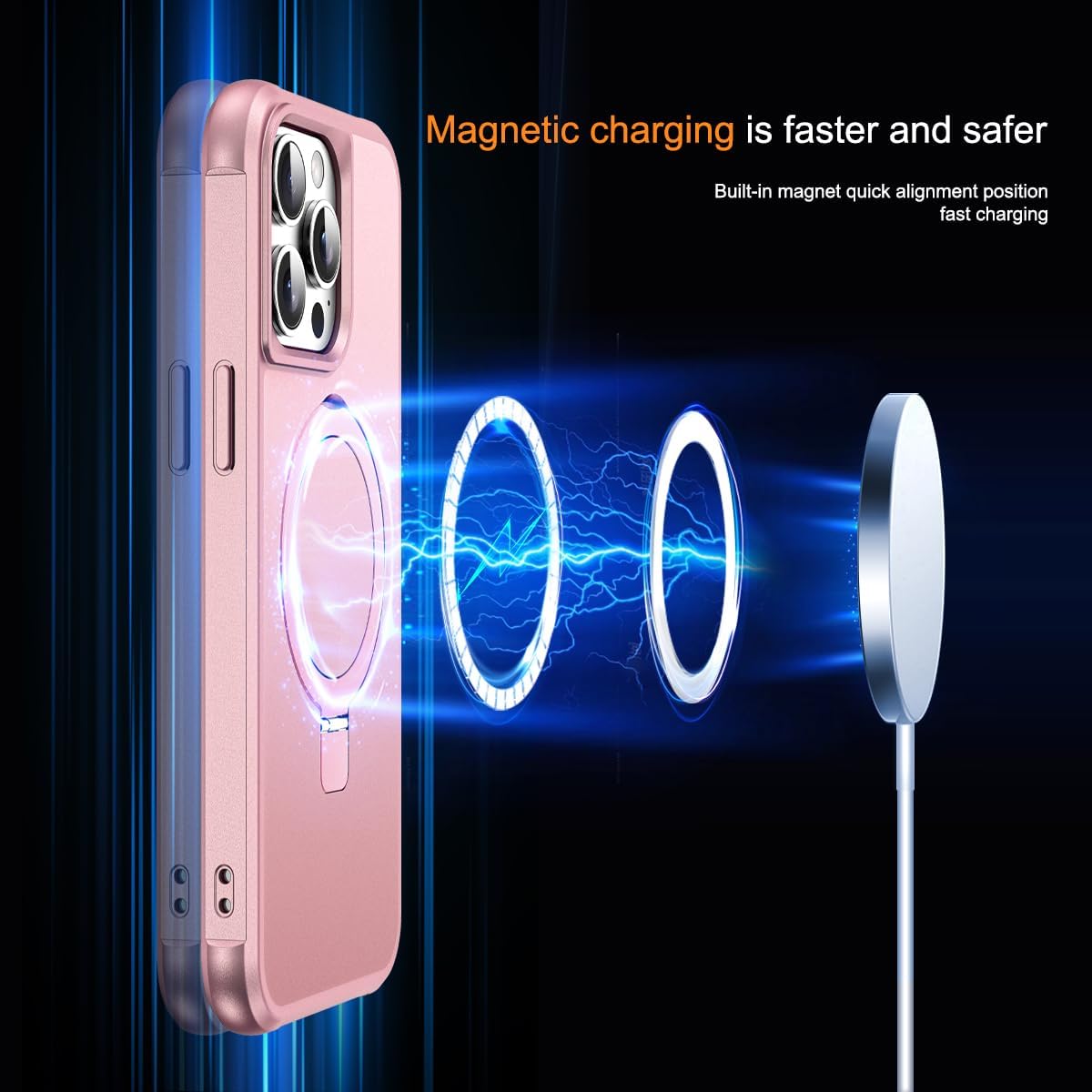 Thumbnail 2 de SKYLMW iPhone 15 Pro Max 6.7" MagSafe Ring Case