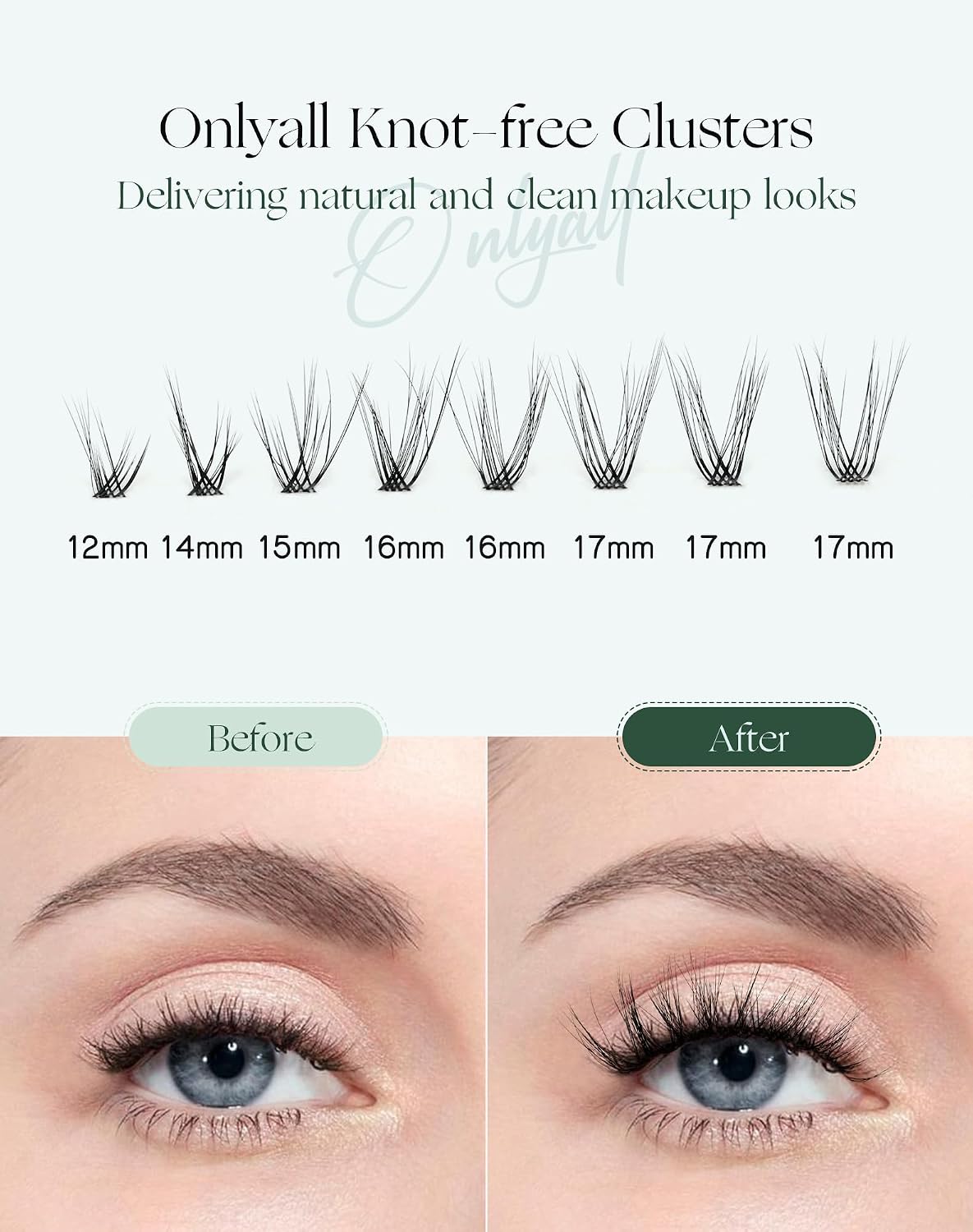 Thumbnail 5 de Onlyall Cat Eye Lashes N03, 112 Stück