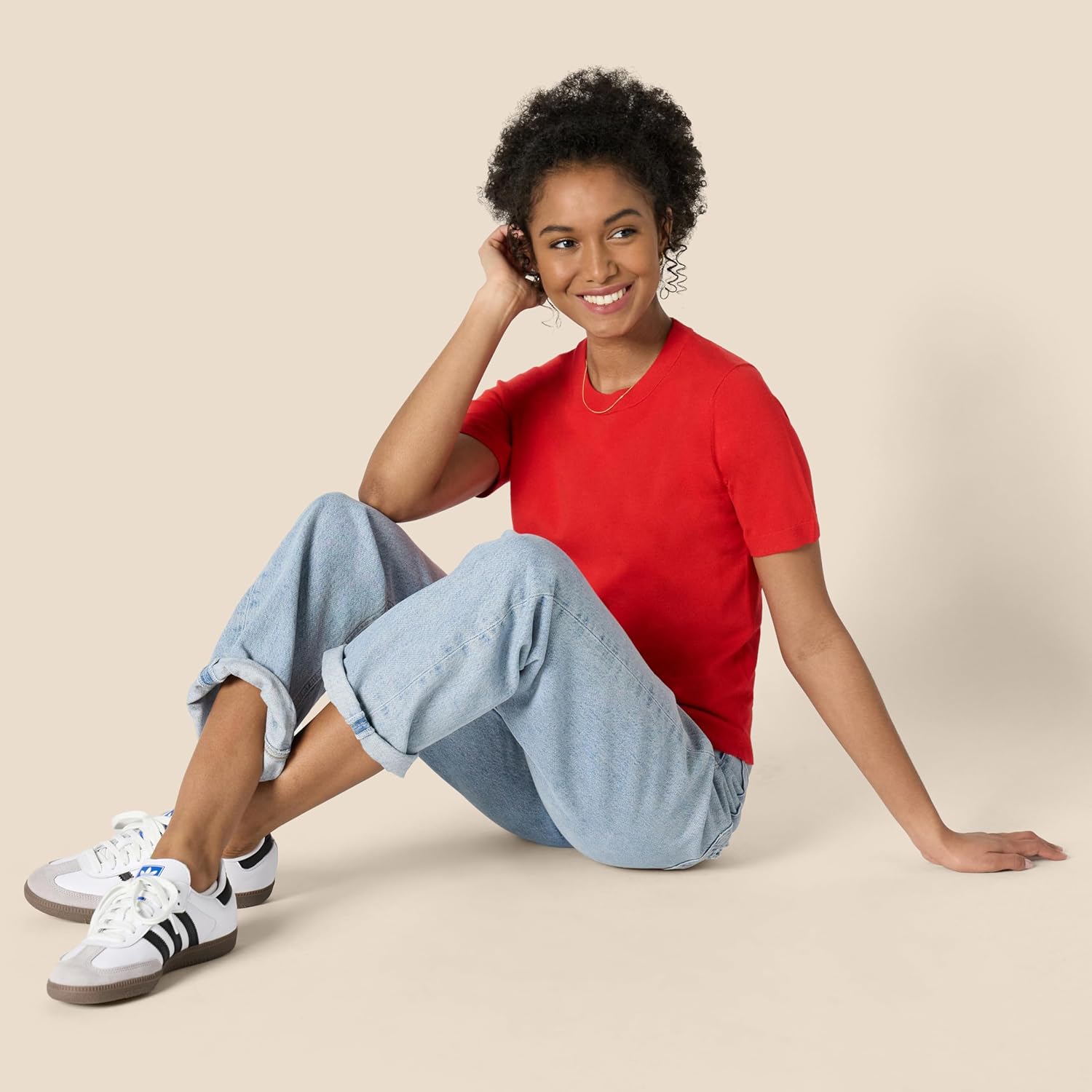Thumbnail 4 de Amazon Essentials Women’s Regular-Fit Short-Sleeve Pullover Jumper