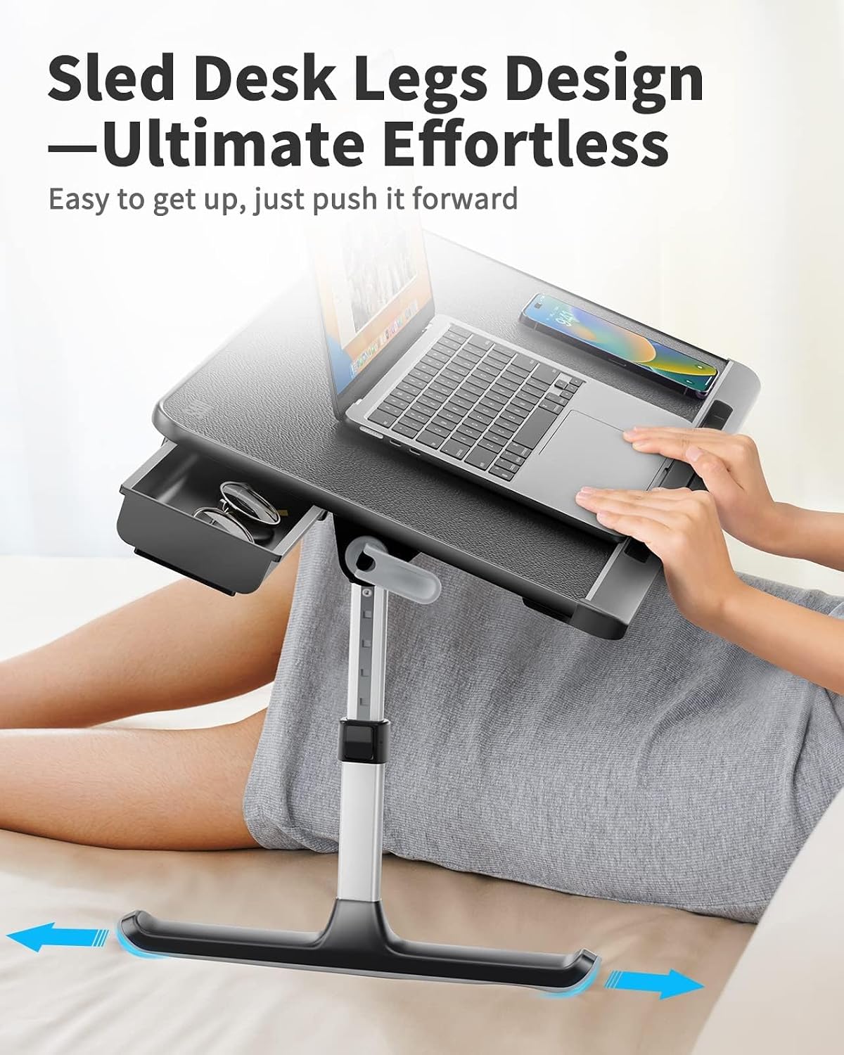 Thumbnail 4 de SAIJI Laptop Bed Table 23.6×12.6in lap desk