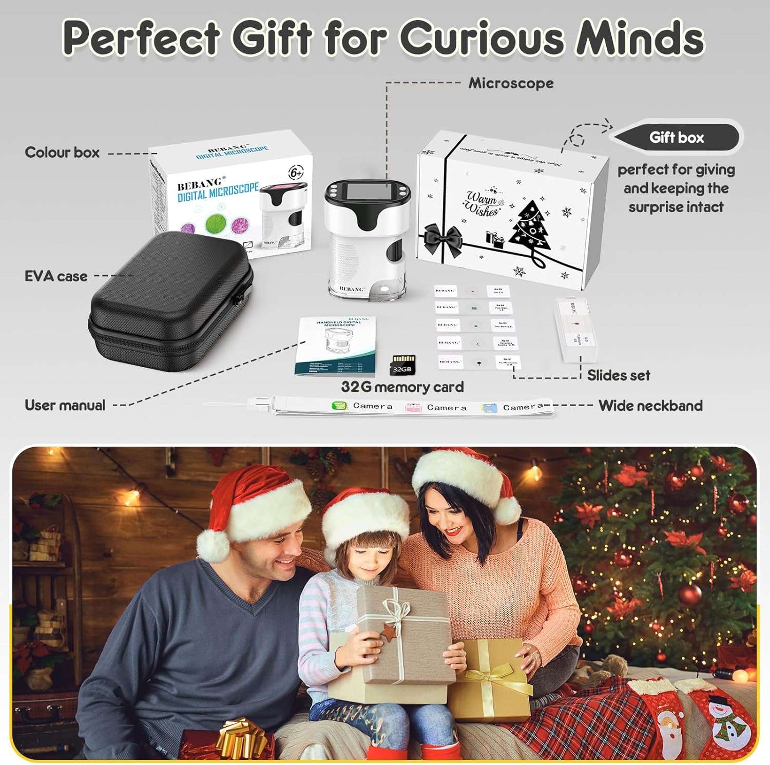 Thumbnail 5 de 1000X Digitales Handmikroskop mit 2,0-Zoll Display – Komplett-Set mit 32GB Karte, EVA Transportkoffer und USB-Lupe