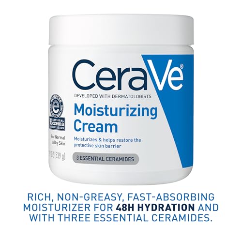Thumbnail 7 de CeraVe Moisturizing Cream: Face & Body Moisturizer for Dry Skin, 19oz