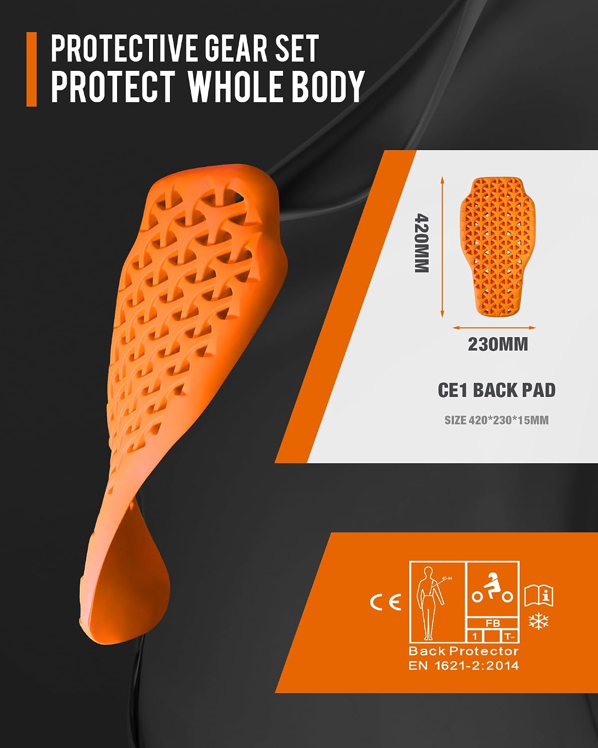 Thumbnail 3 de BORLENI Protectores Moto 5 Pack CE