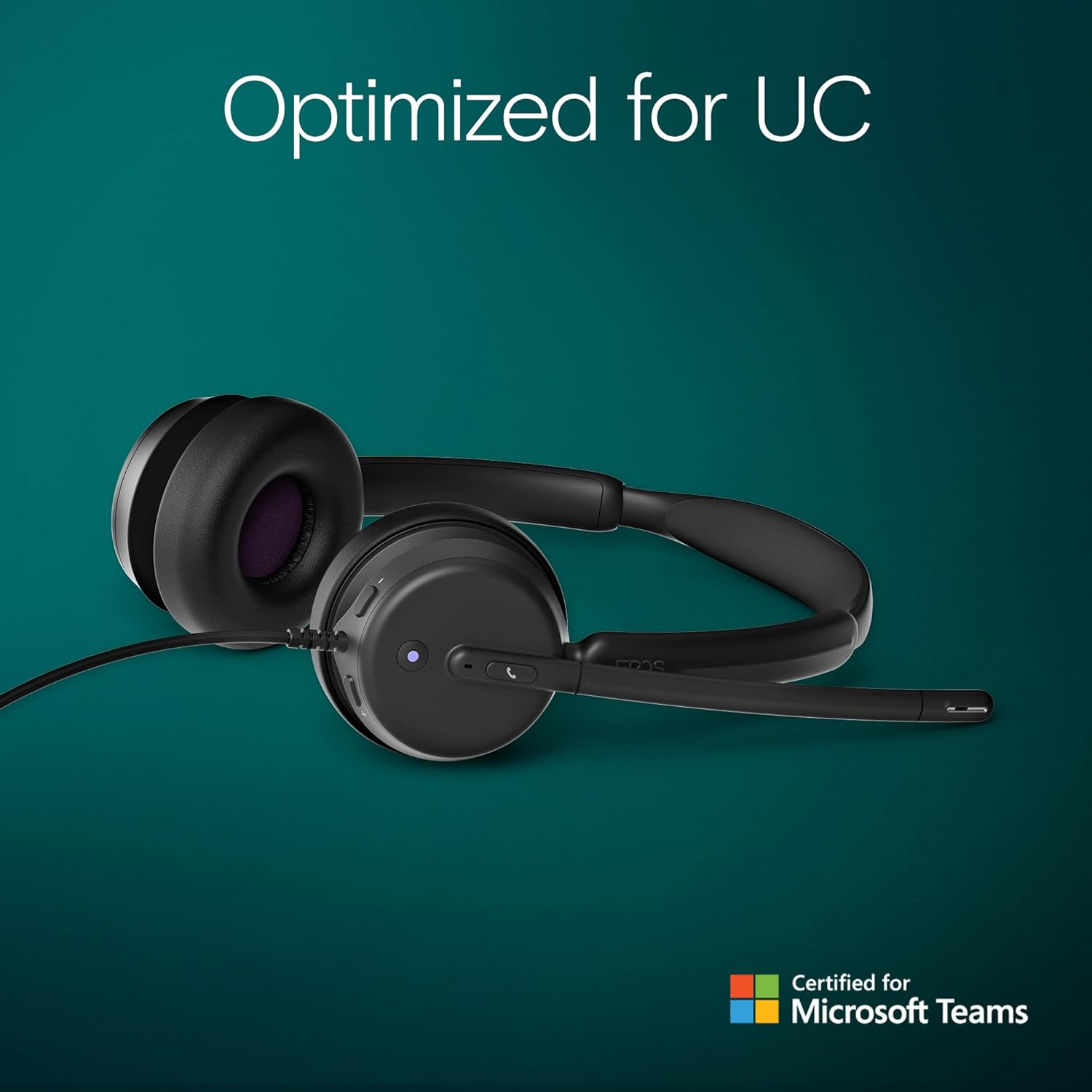 Thumbnail 3 de EPOS IMPACT 460T wired binaural headset (USB-C & USB-A) with dual noise-cancelling mics