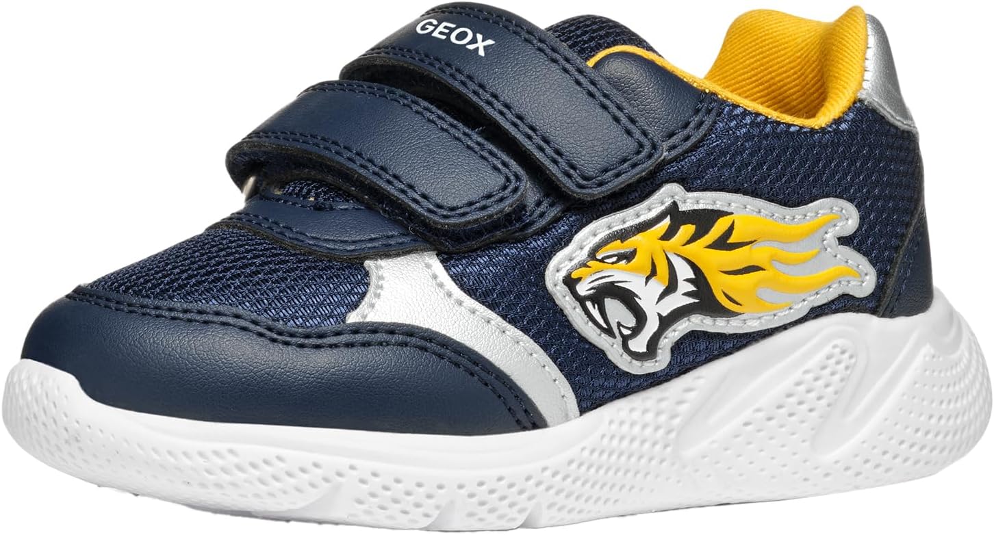 Thumbnail 6 de Geox B SPRINTYE Boy B – Basket bébé jeunes Navy/DK Yellow