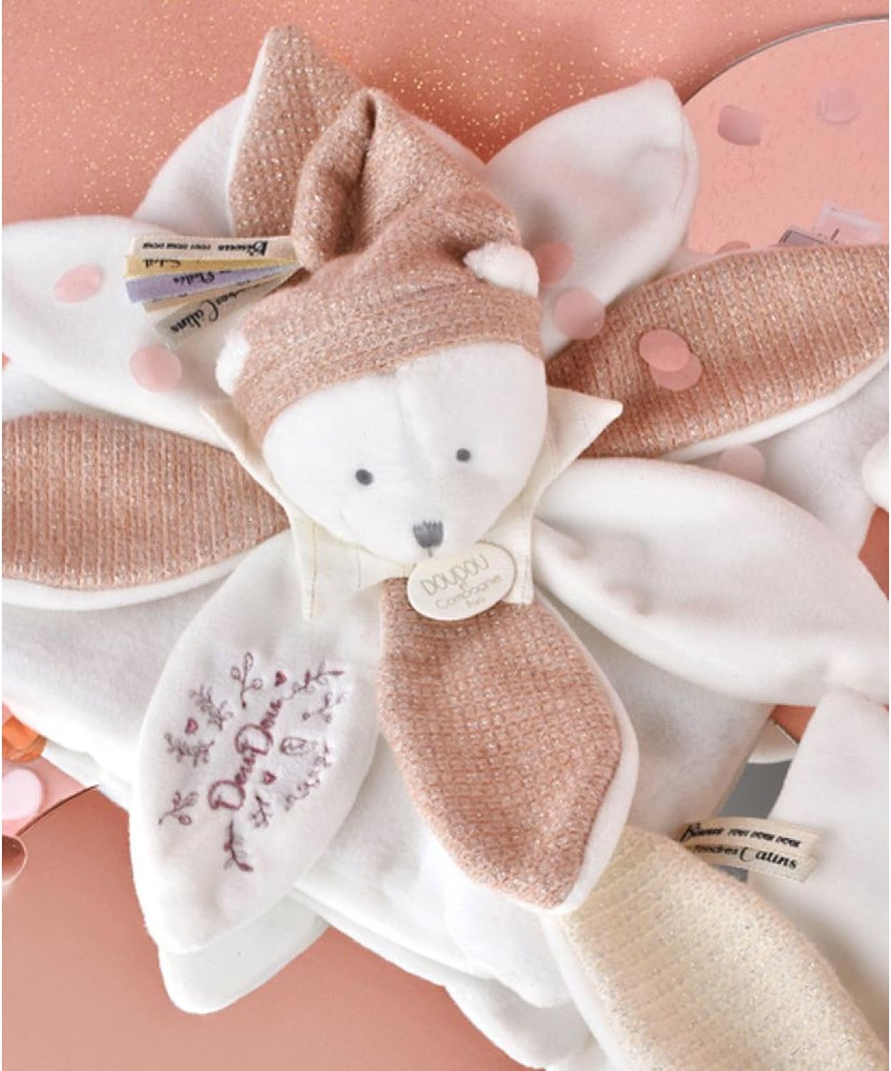 Detalle 2 de DOUDOU ET COMPAGNIE Ours Rose 25 Ans