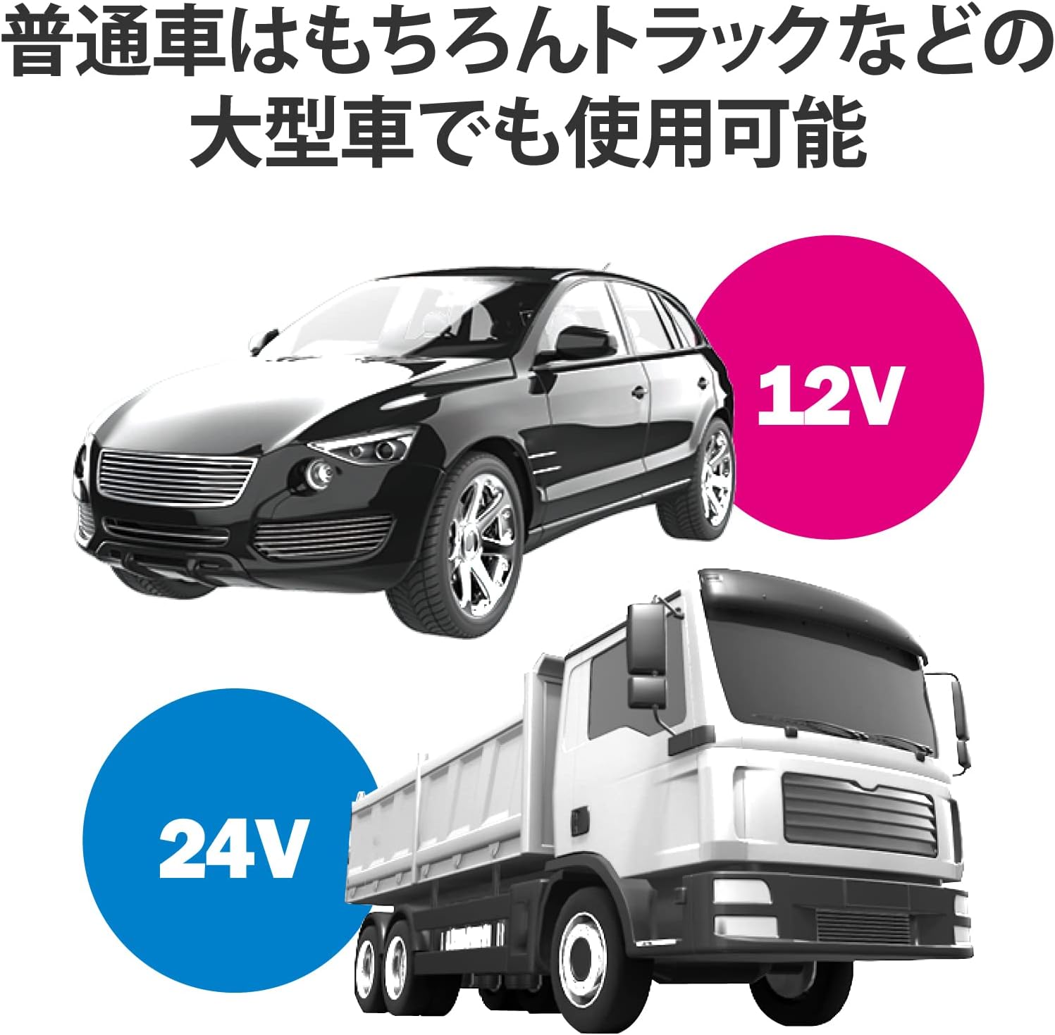Detalle de エレコム EC-DC06BK 車載充電器 USB-A 2ポート・合計24W・12V/24V対応