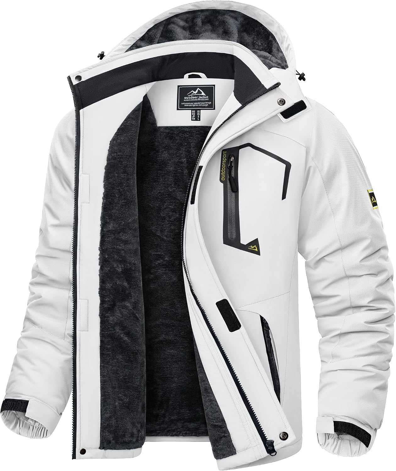 Detalle de KEFITEVD Chaqueta impermeable hombre