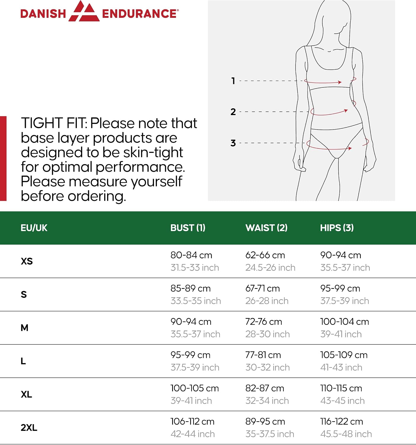 Detalle de Danish Endurance Merino thermal top 180g