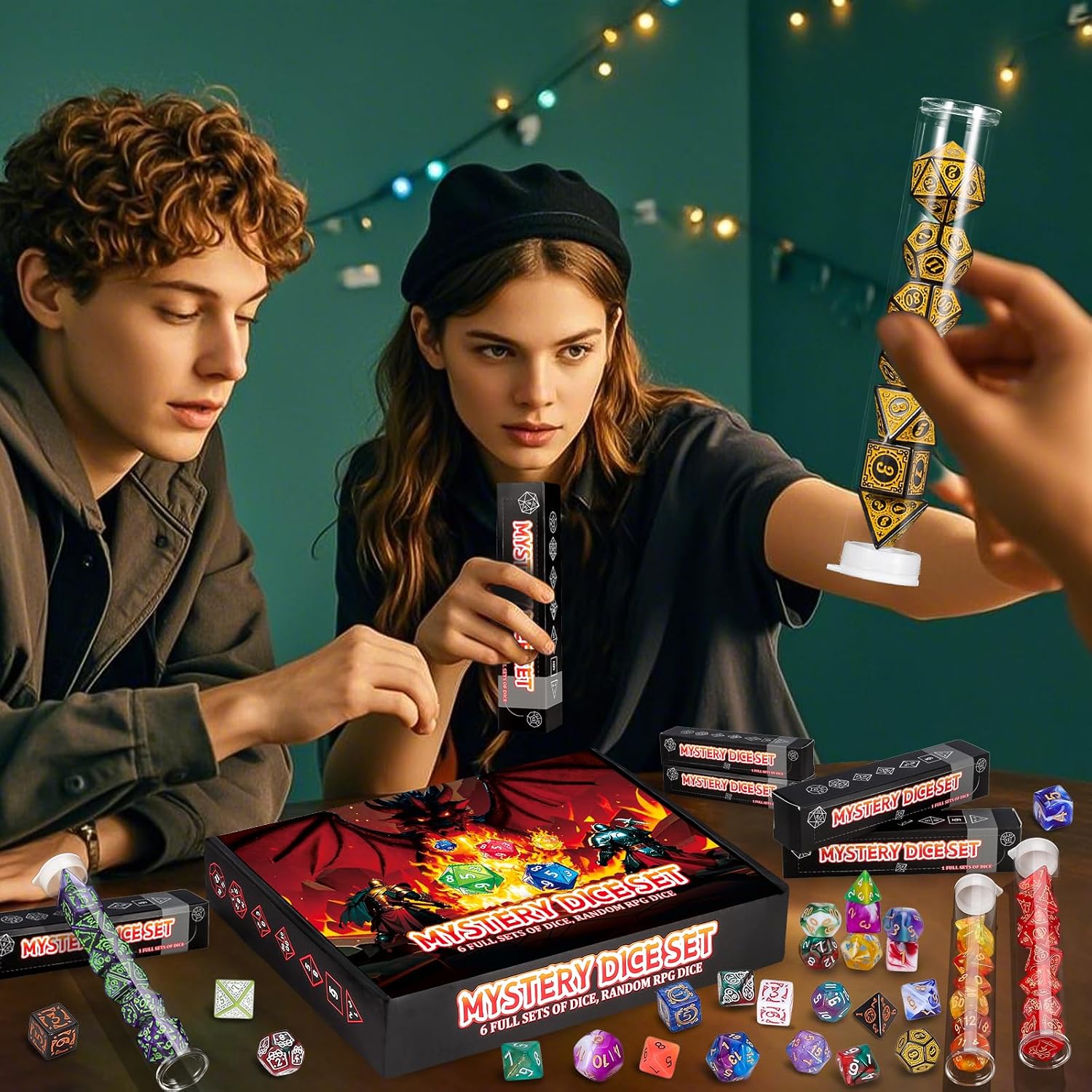 Thumbnail 6 de QMAY Mystery Dice Set 6 dice