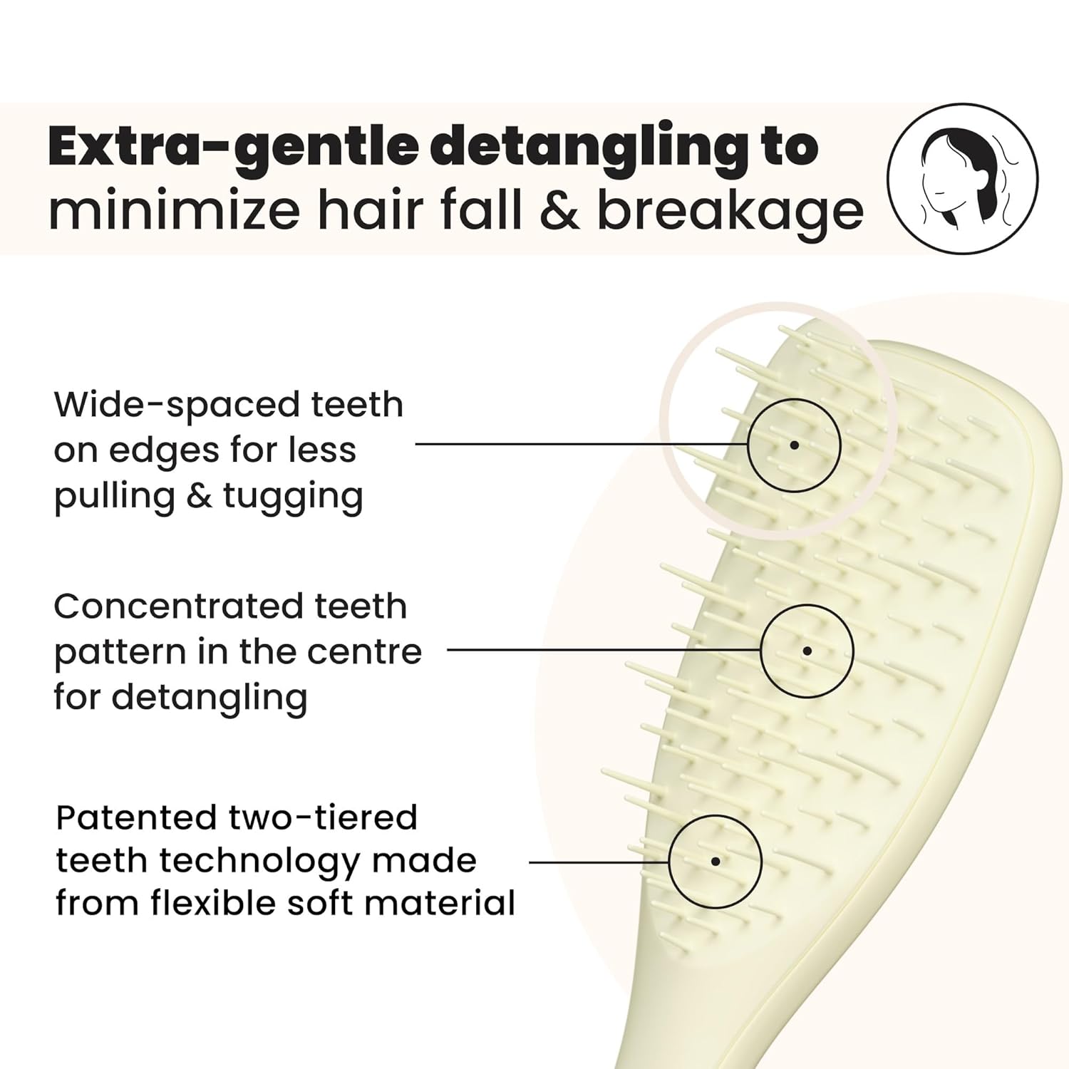 Thumbnail 1 de Tangle Teezer Ultimate Detangler – Sanftes Entwirren für nasses und trockenes Haar (Chamille)