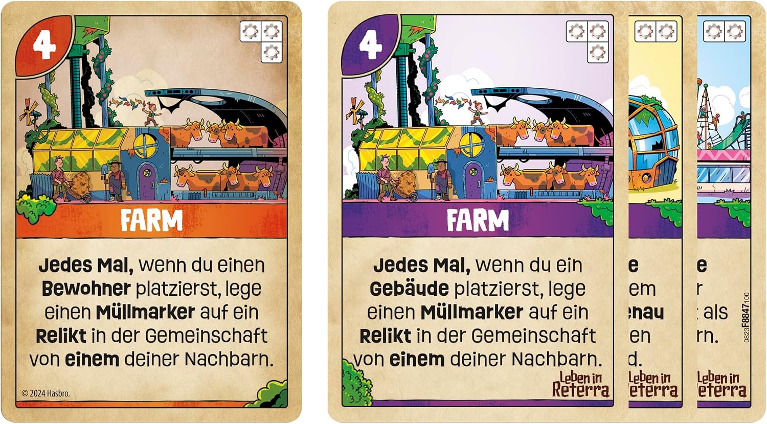 Detalle 2 de Leben in Reterra strategisches Brettspiel 26,7 cm