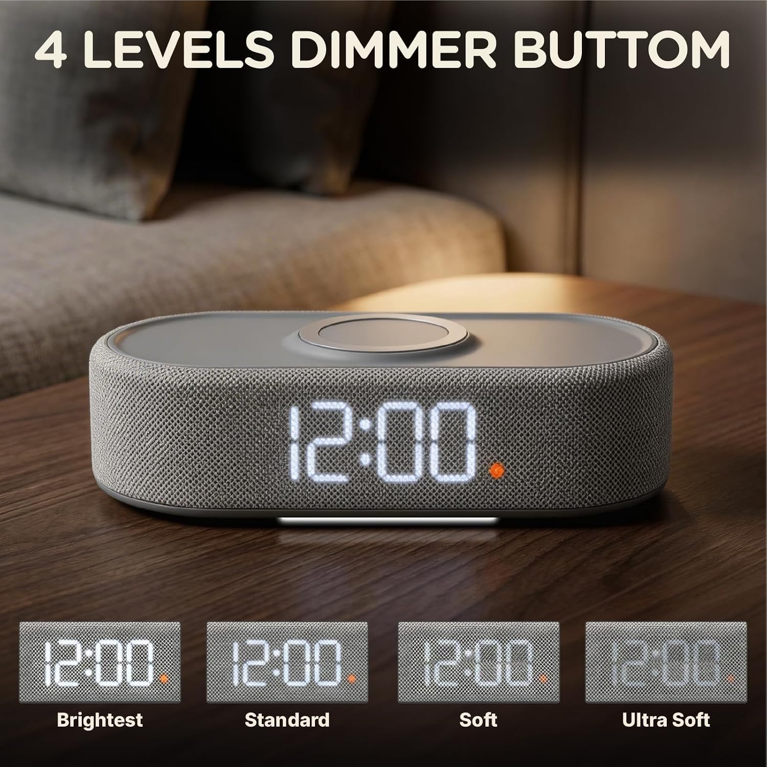 Thumbnail 5 de Lumoday Fabric Digital Alarm Clock
