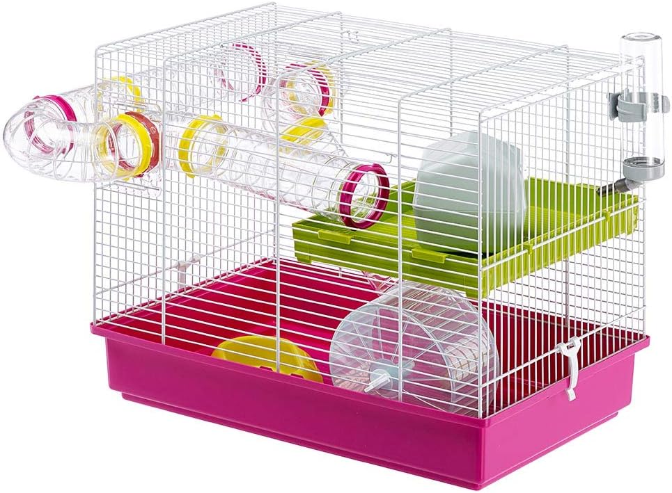 Detalle de FERPLAST Gabbia Roditori LAURA per Criceti – due livelli, accessori inclusi